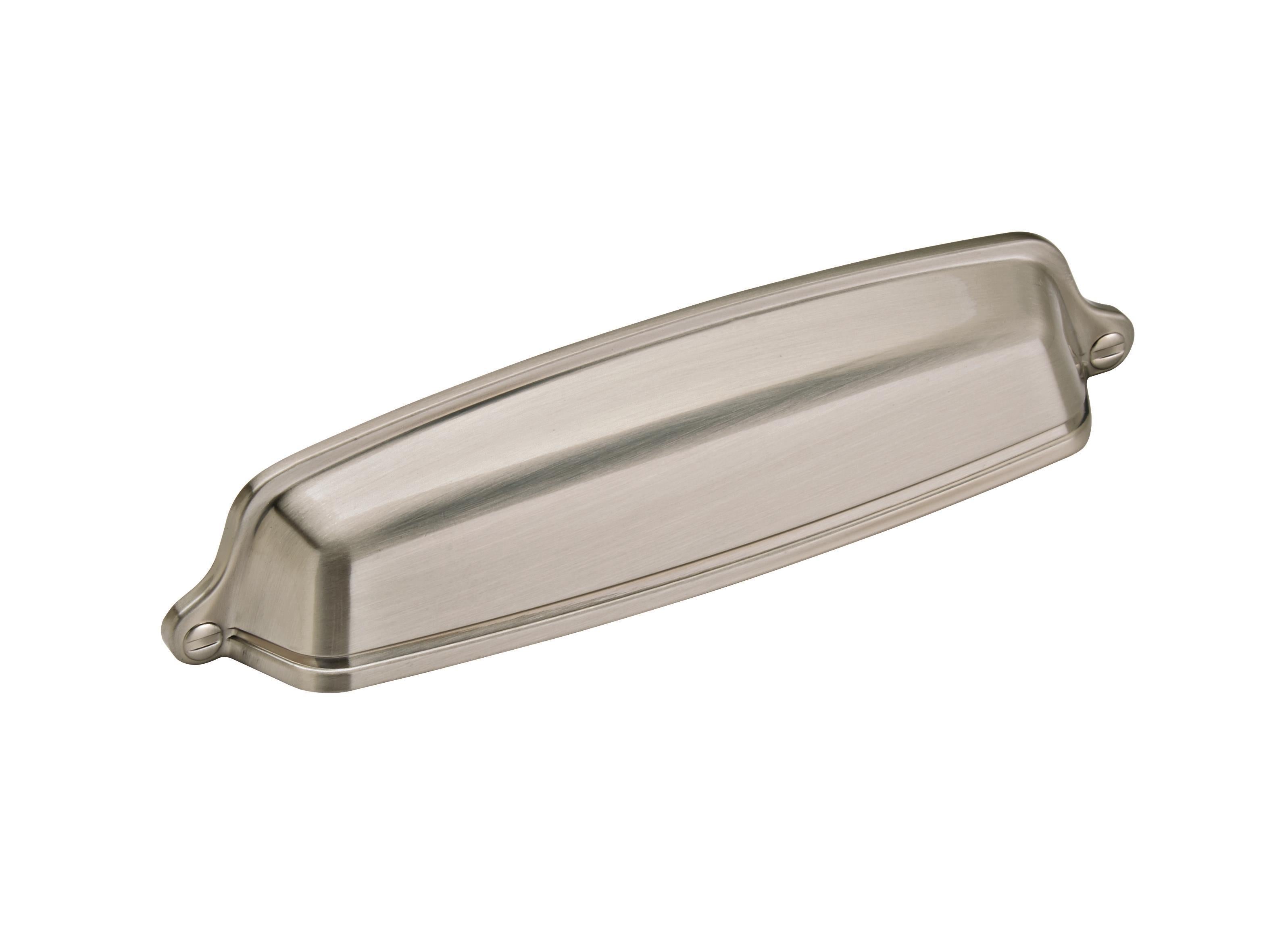 Amerock Stature 5-1/16 in (128 mm) Center-to-Center Cabinet Cup Pull - 10 Pack - 22439 Amerock