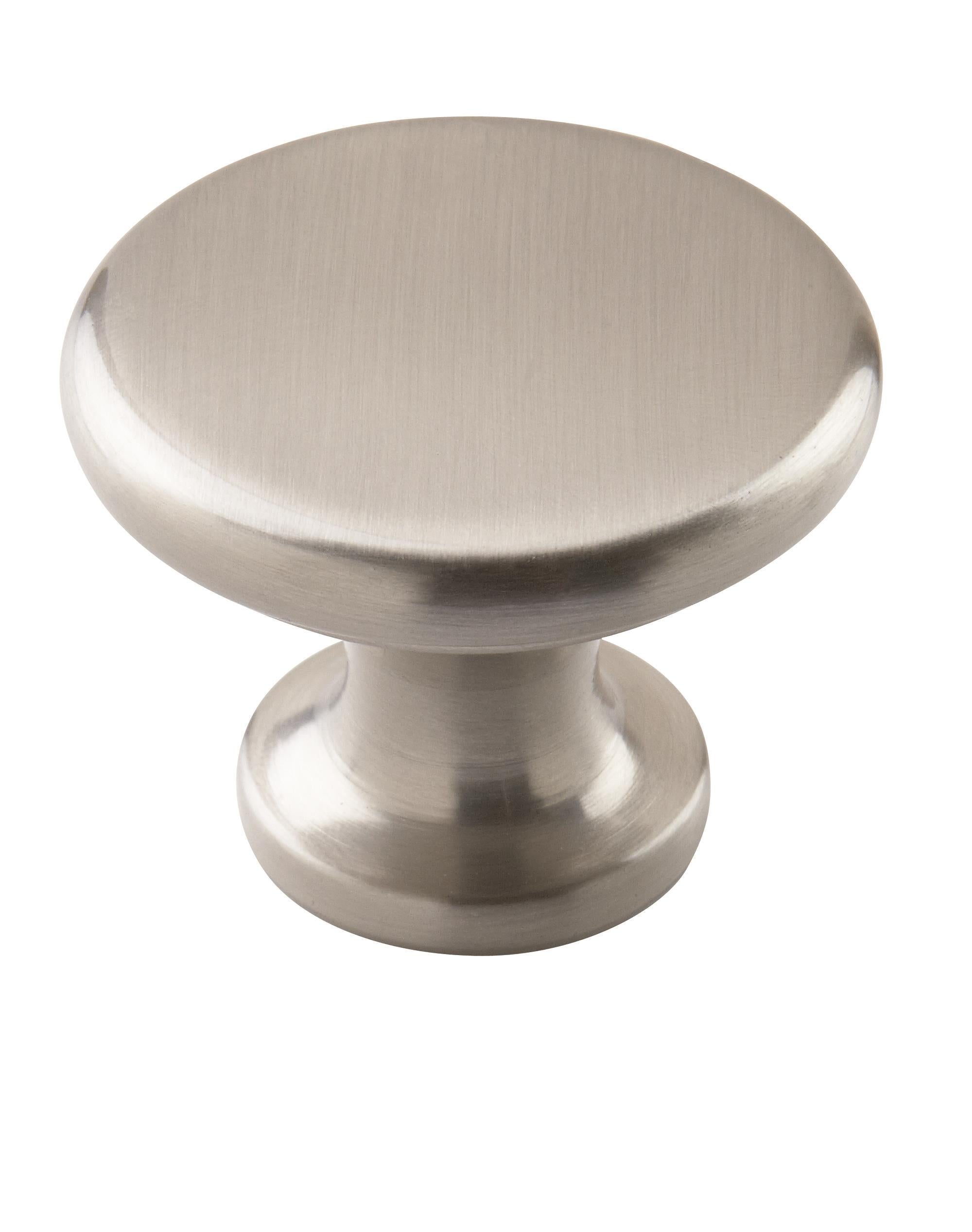 Amerock Everyday Heritage 1-1/2 in (38 mm) Diameter Satin Nickel Cabinet Knob Everyday Basics