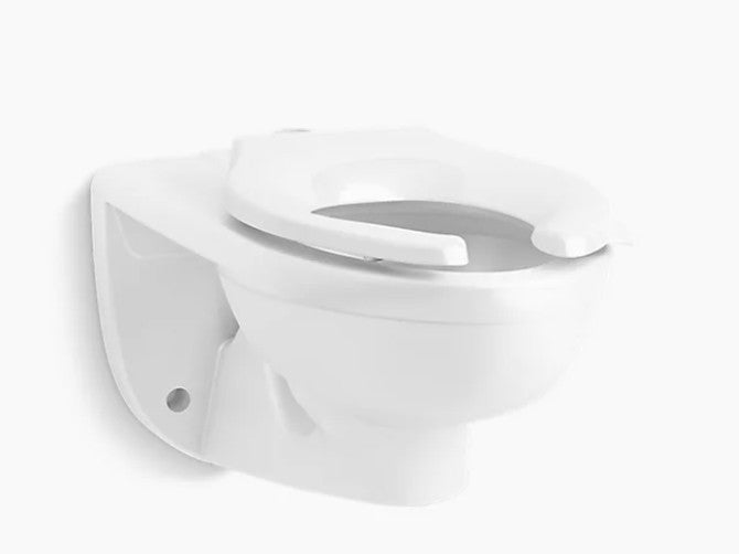 KOHLER K-84325 Kingston Ultra Wall-mount top spud flushometer bowl Fixturee