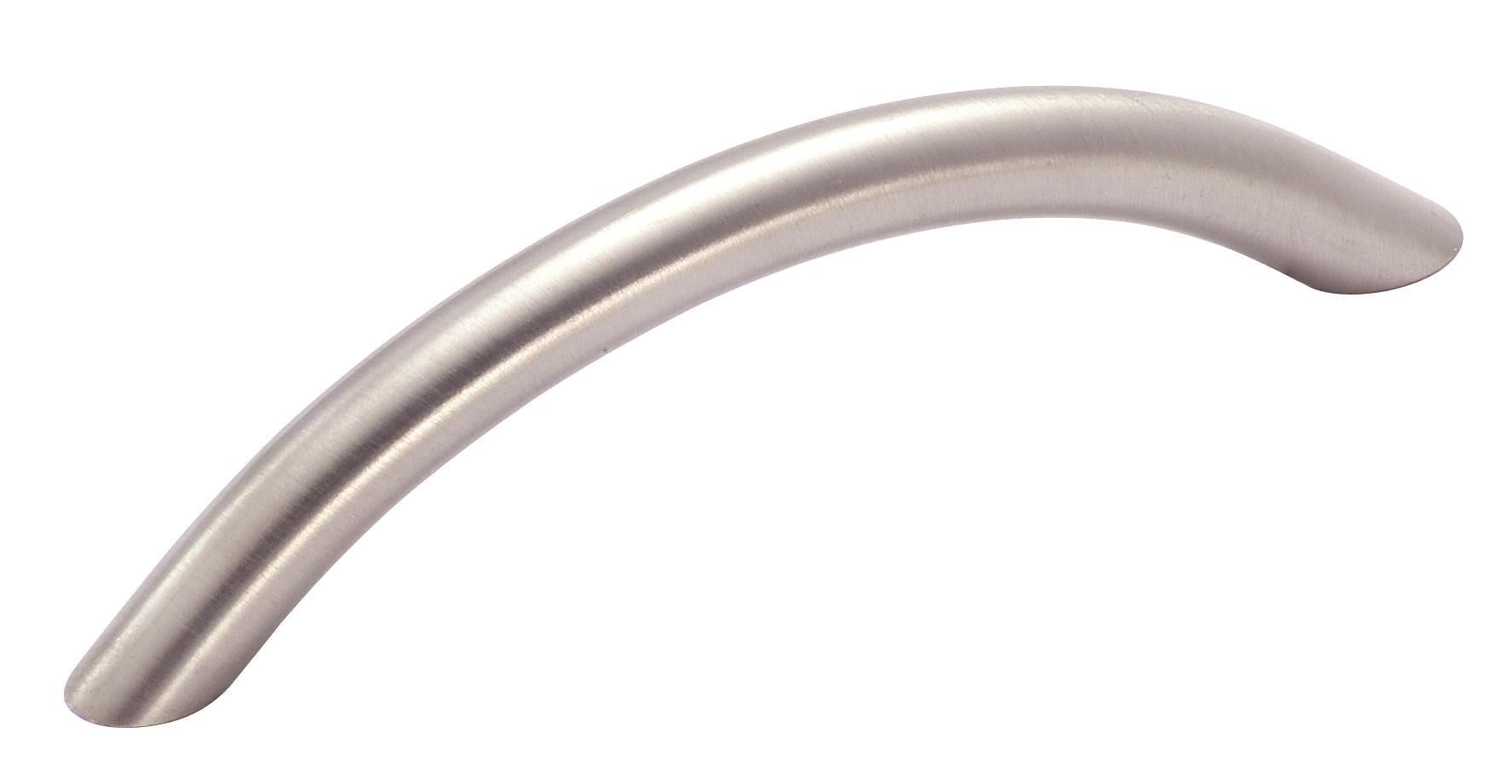 Amerock Essential'Z Stainless Steel 3-3/4 in (96 mm) Center-to-Center Stainless Steel Cabinet Pull Amerock