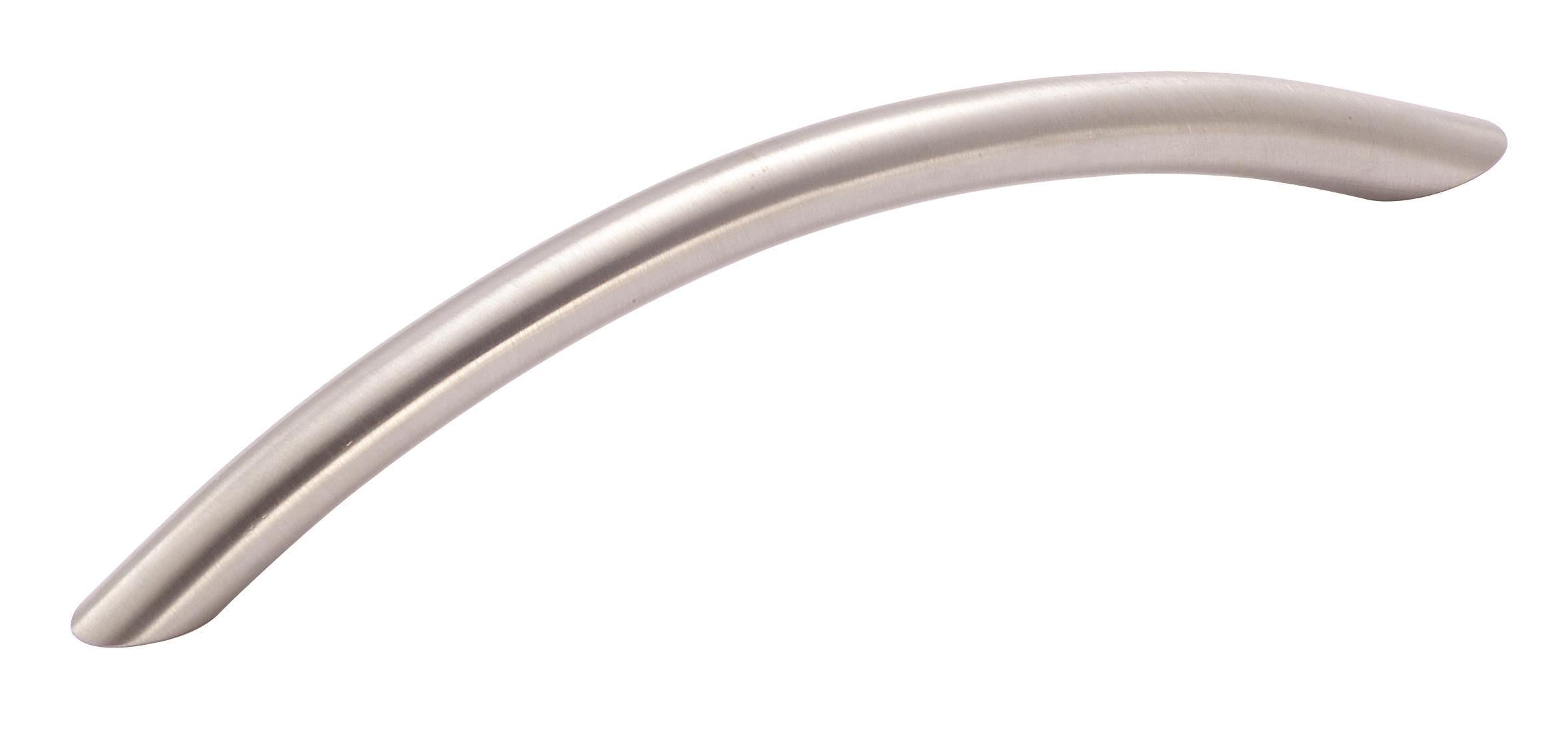 Amerock Essential'Z Stainless Steel 5-1/16 in (128 mm) Center-to-Center Stainless Steel Cabinet Pull Amerock