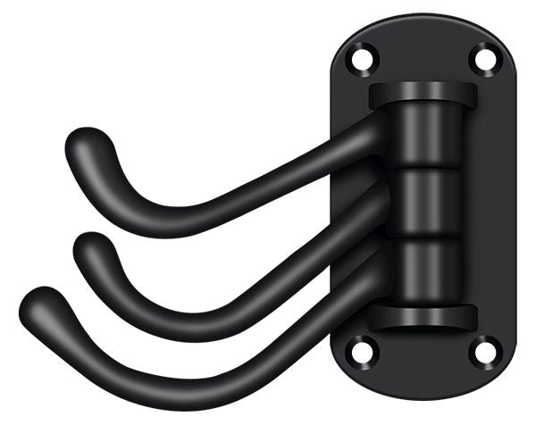 Deltana Triple Swivel Hook; Heavy Duty; 4" Projection; Deltana