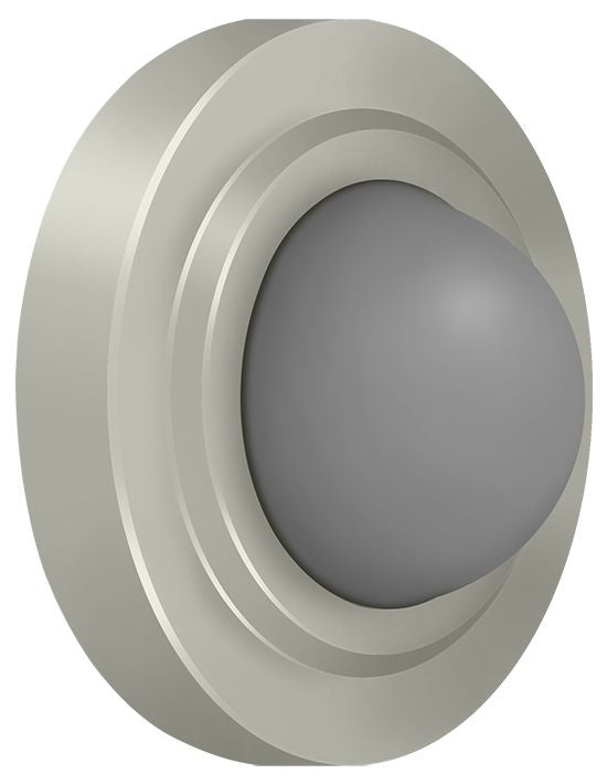 Deltana Convex Flush Bumper 2-3/8" Diameter; Deltana