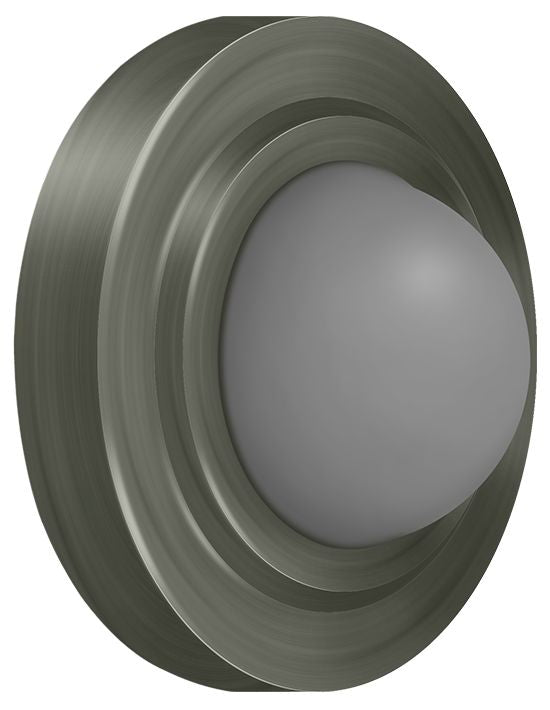 Deltana Convex Flush Bumper 2-3/8" Diameter; Deltana