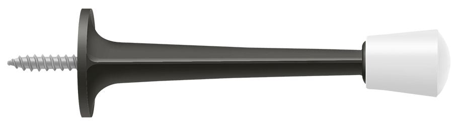 Deltana 3" Baseboard Door Bumper; Zinc Die-Cast; Deltana