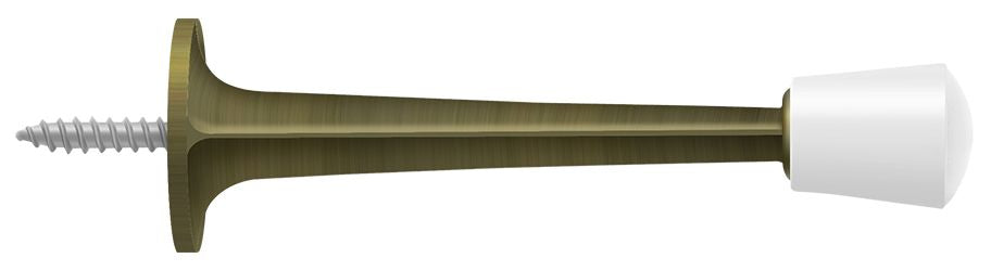 Deltana 3" Baseboard Door Bumper; Zinc Die-Cast; Deltana