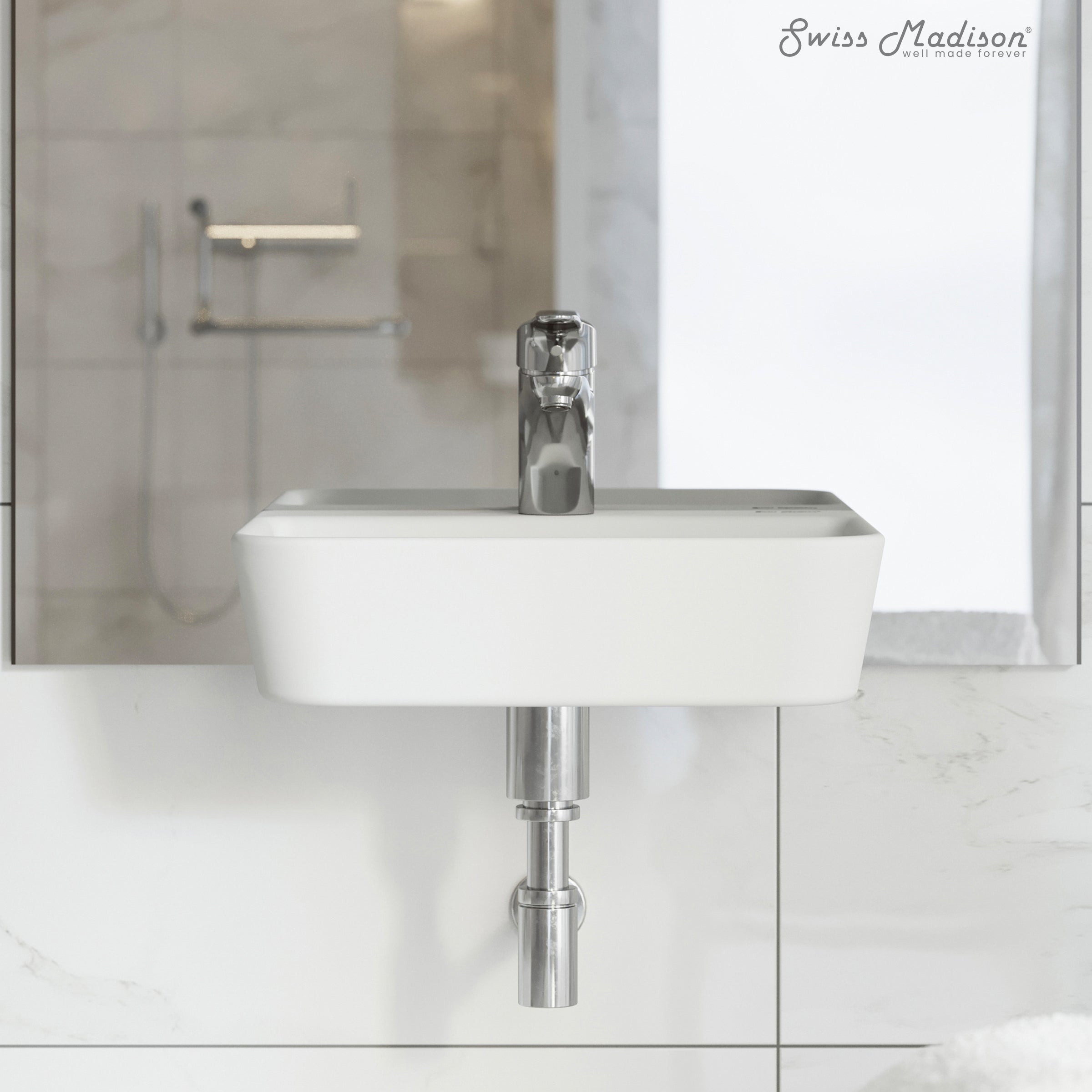 Swiss Madison St. Tropez Wall Mount Sink