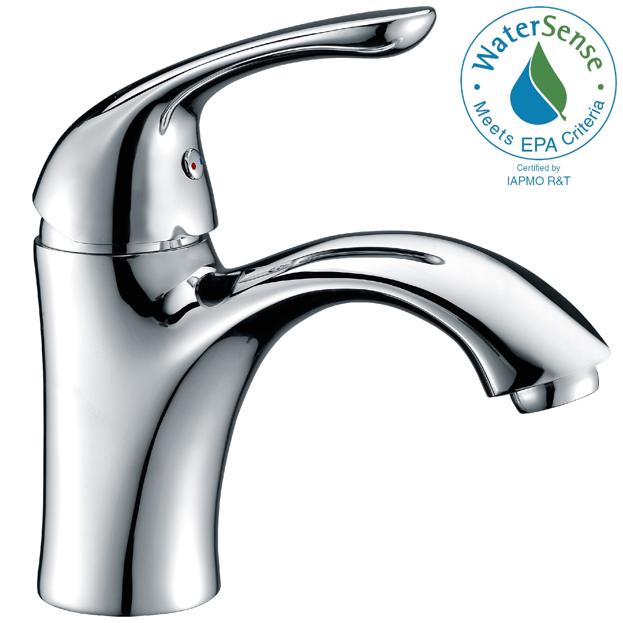 ANZZI  Clavier Series Single Hole Single-Handle Mid-Arc Bathroom Faucet ANZZI