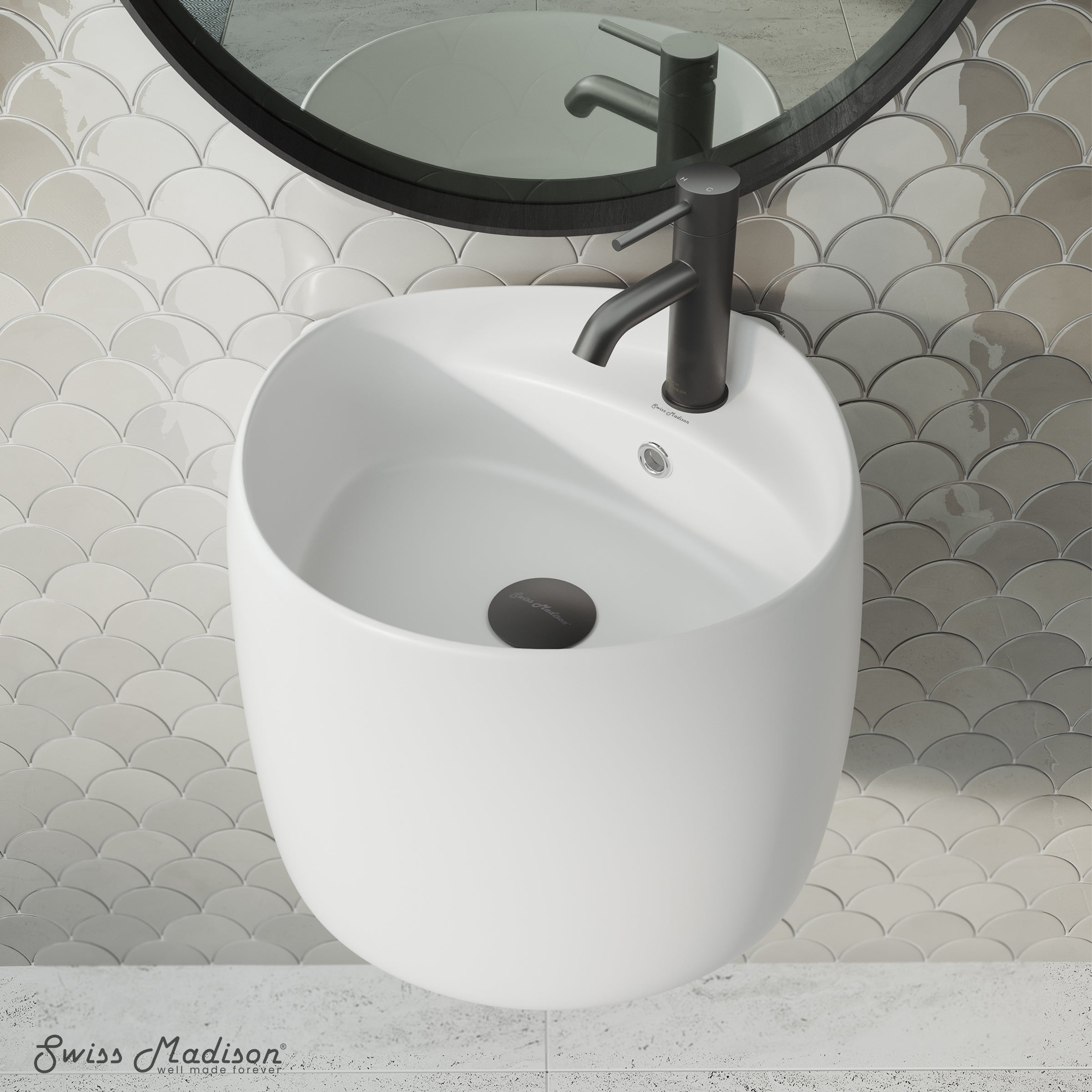 Swiss Madison Ivy Wall-Mount Sink