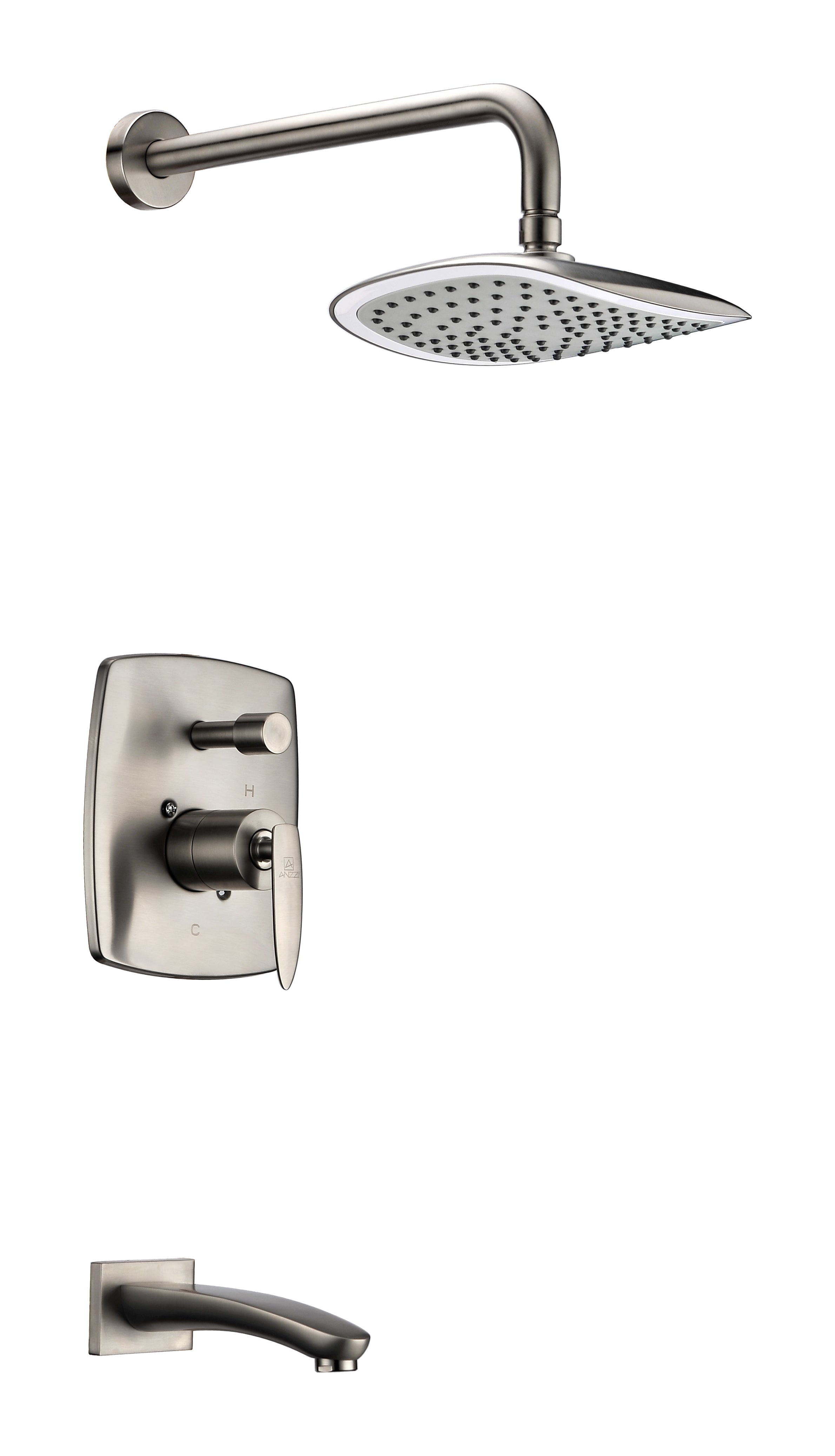 ANZZI  Tempo Series 1-Handle 1-Spray Tub and Shower Faucet ANZZI