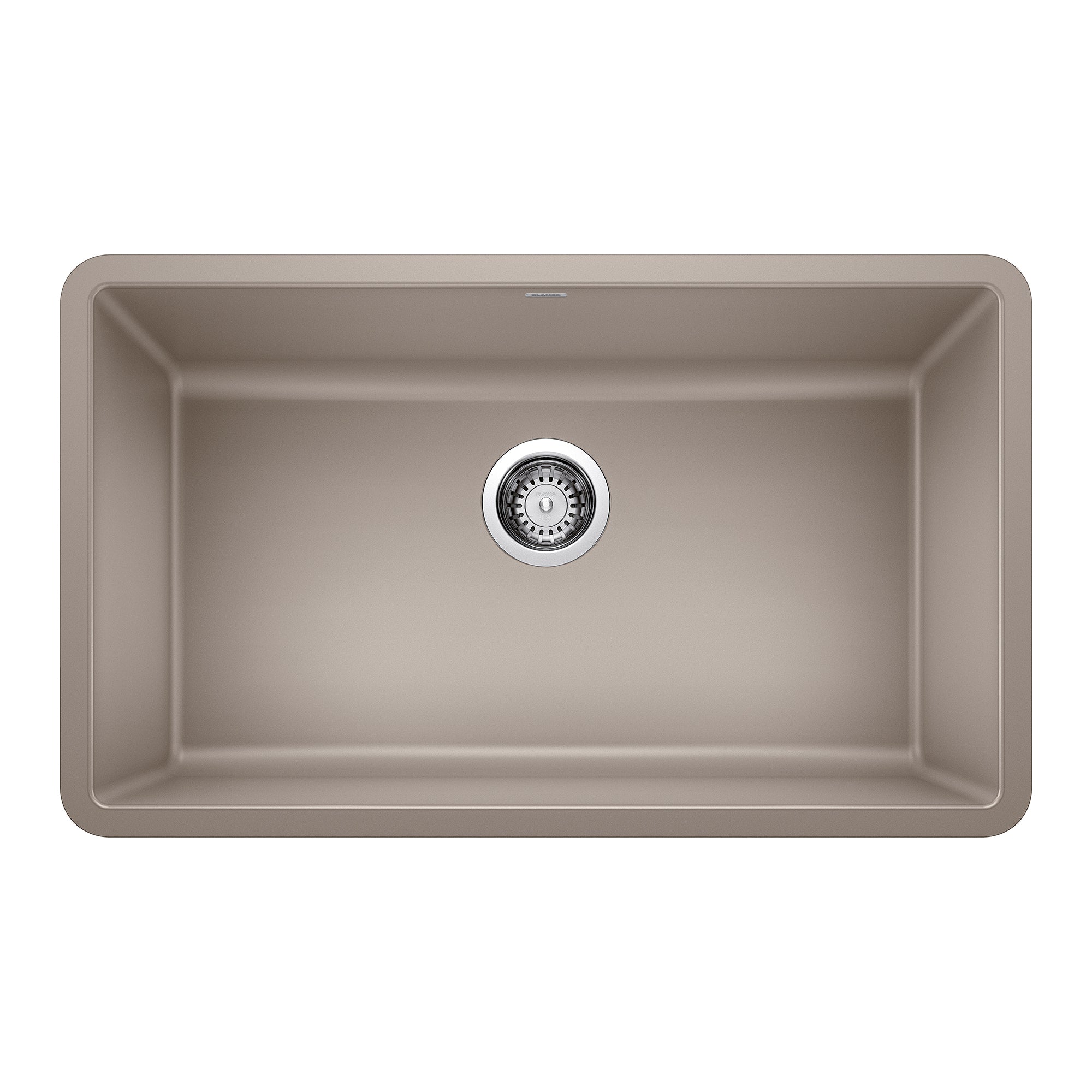 Blanco Precis SILGRANIT 30" Single Bowl Undermount Kitchen Sink Blanco