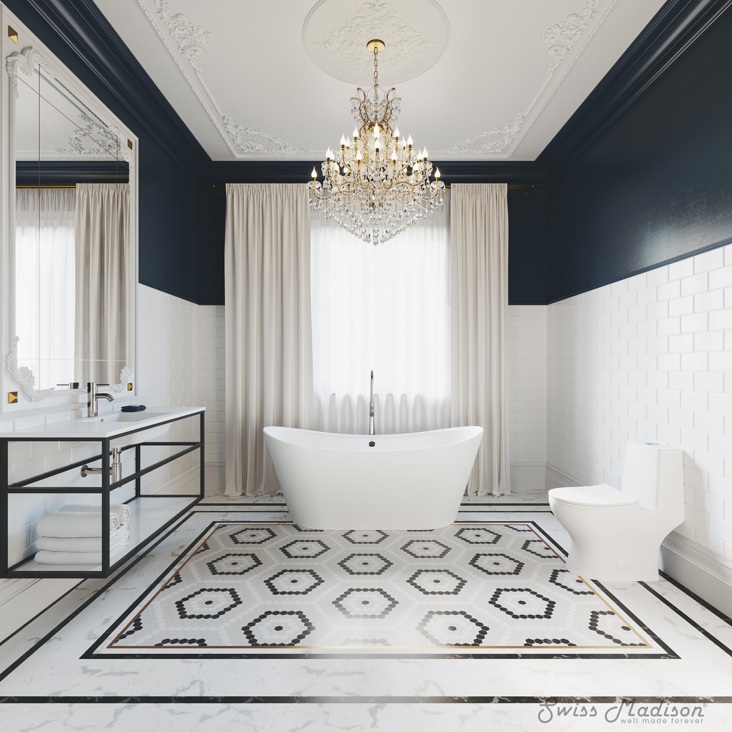 Swiss Madison Ivy Freestanding Bathtub Faucet