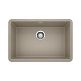 Blanco Precis SILGRANIT 27" Single Bowl Undermount Kitchen Sink Blanco