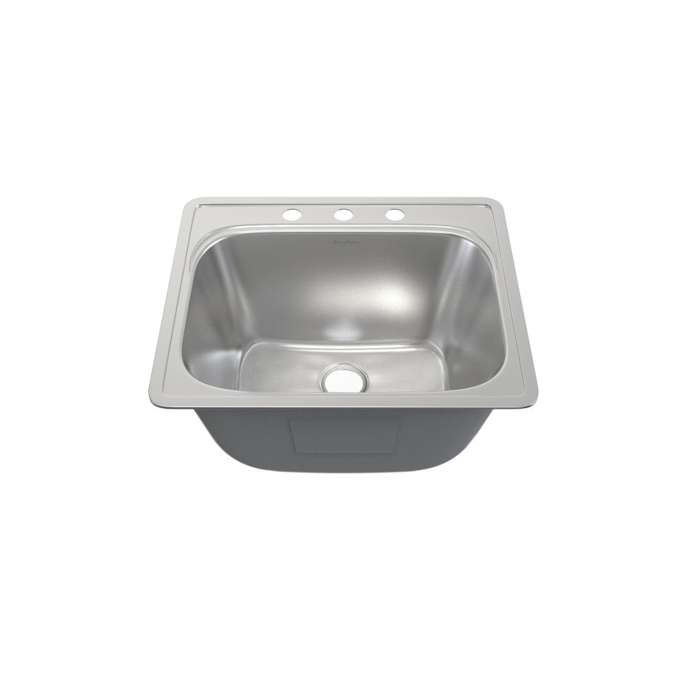 Swiss Madison Ouvert 25 x 22 Stainless Steel, Single Basin, Top Mount Kitchen Sink Swiss Madison