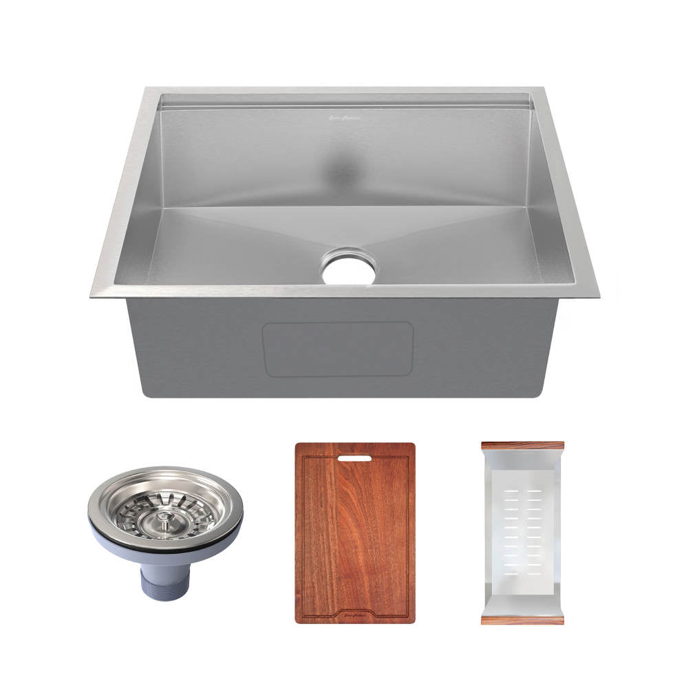 Swiss Madison Rivage 30 x 19 Single Basin Undermount Kitchen Workstation Sink Swiss Madison