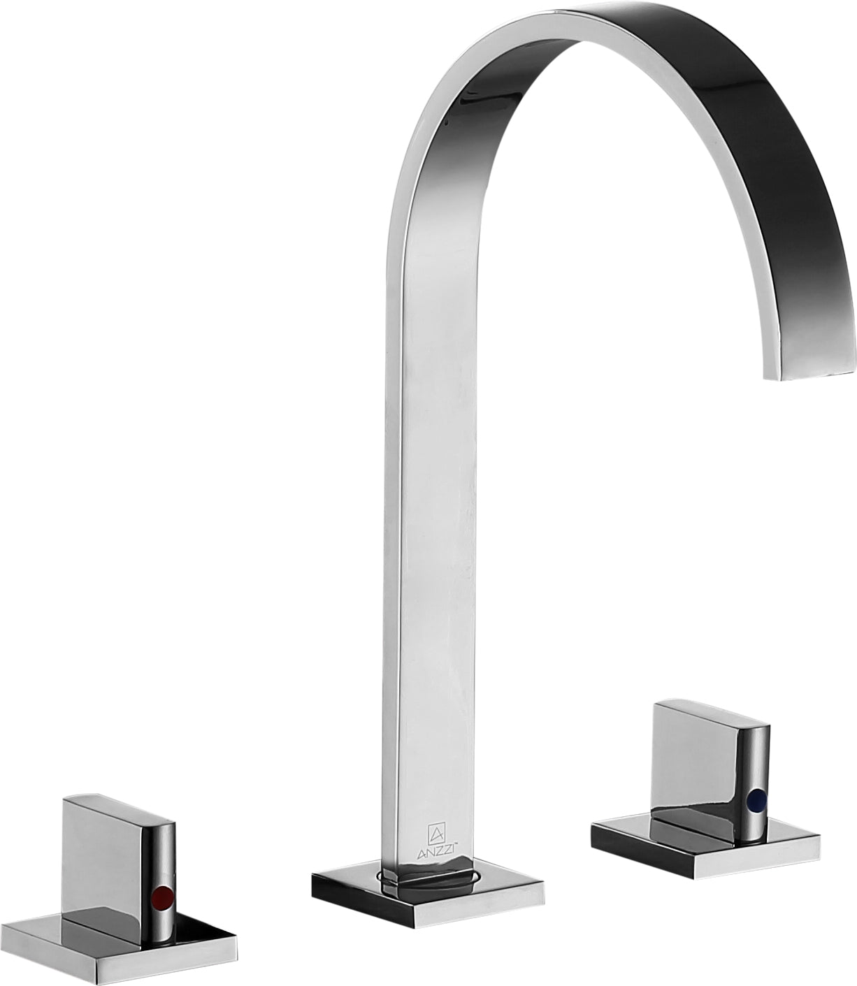 ANZZI  Sabre 8 in. Widespread 2-Handle High-Arc Bathroom Faucet ANZZI