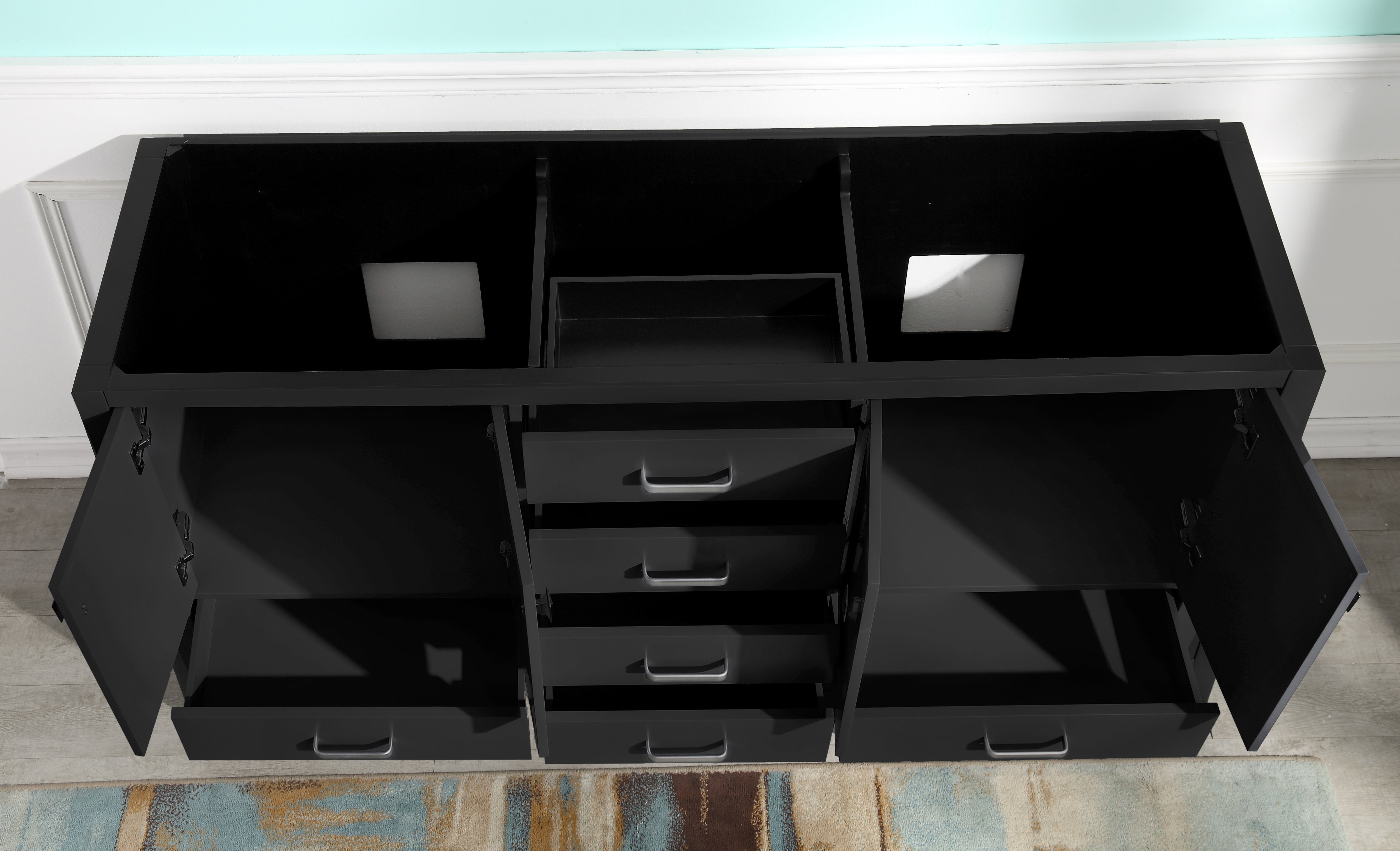 ANZZI  Chateau 72 in. W x 22 in. D Bathroom Vanity ( Cabinet Body Only ) ANZZI