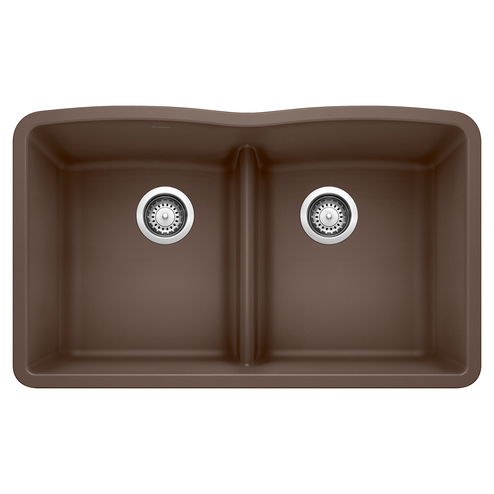Blanco Diamond SILGRANIT 32" 50/50 Double Bowl Undermount Kitchen Sink with Low Divide BLANCO