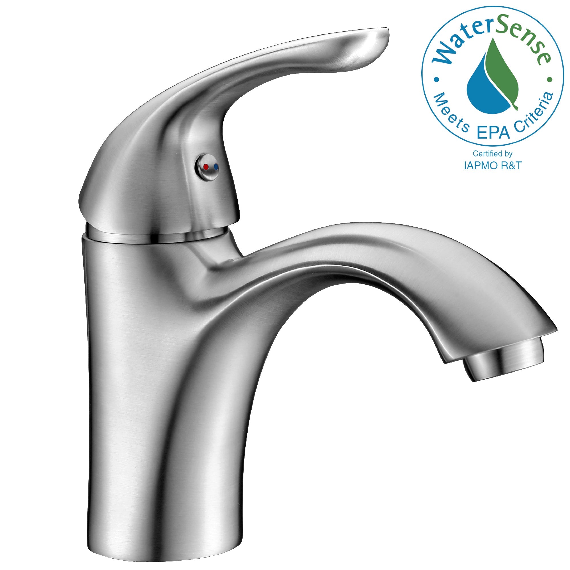 ANZZI  Clavier Series Single Hole Single-Handle Mid-Arc Bathroom Faucet ANZZI