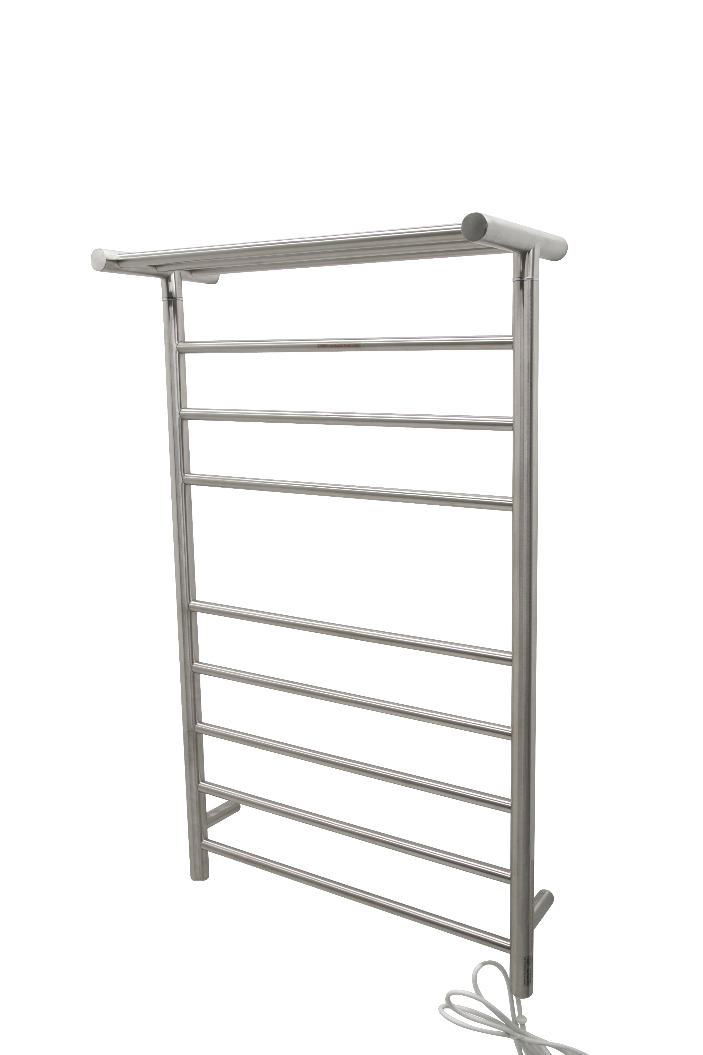 ANZZI  Eve 8-Bar Stainless Steel Wall Mounted Electric Towel Warmer Rack ANZZI