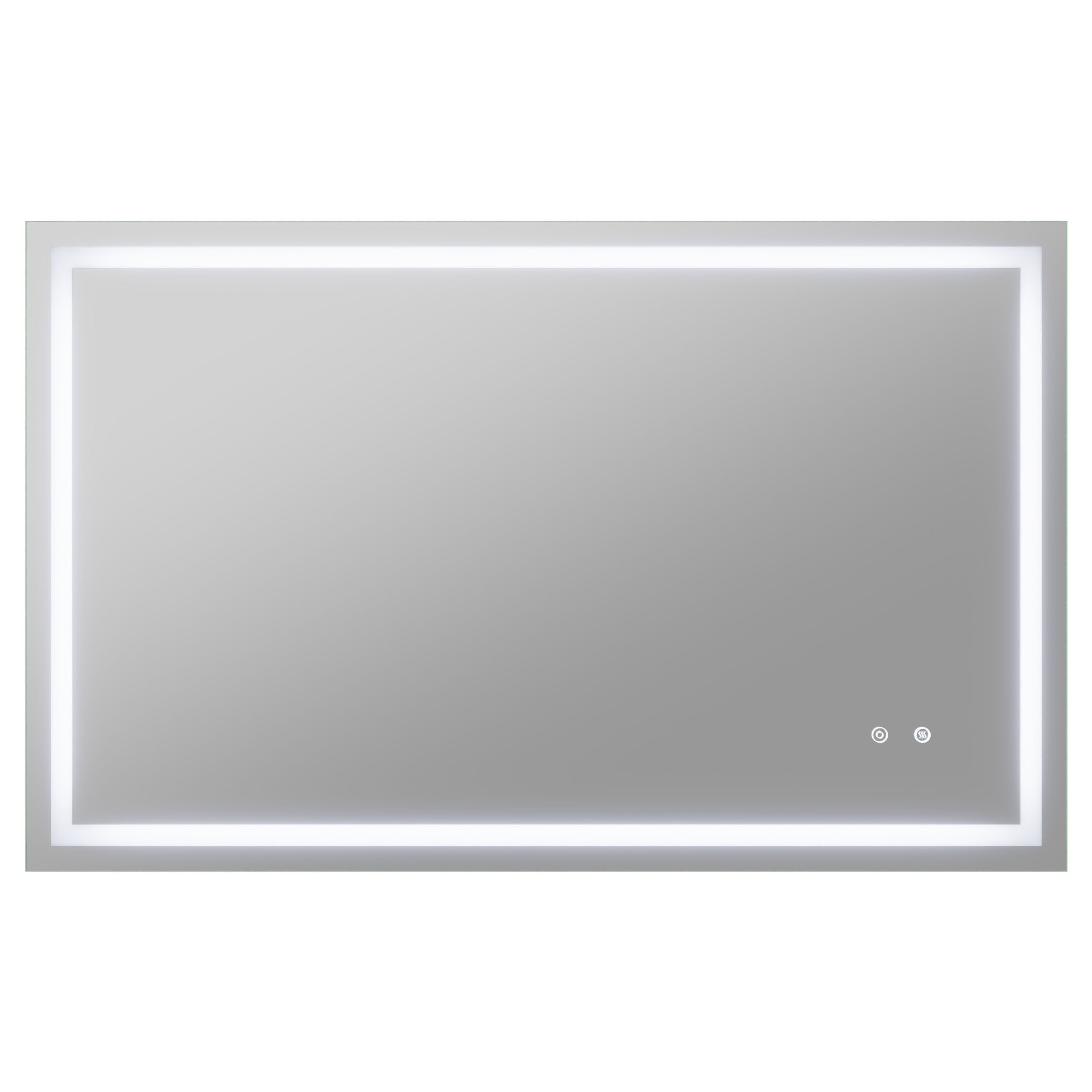 ANZZI 30-in. x 48-in. Frameless LED Front/Back Light Bathroom Mirror w/Defogger ANZZI