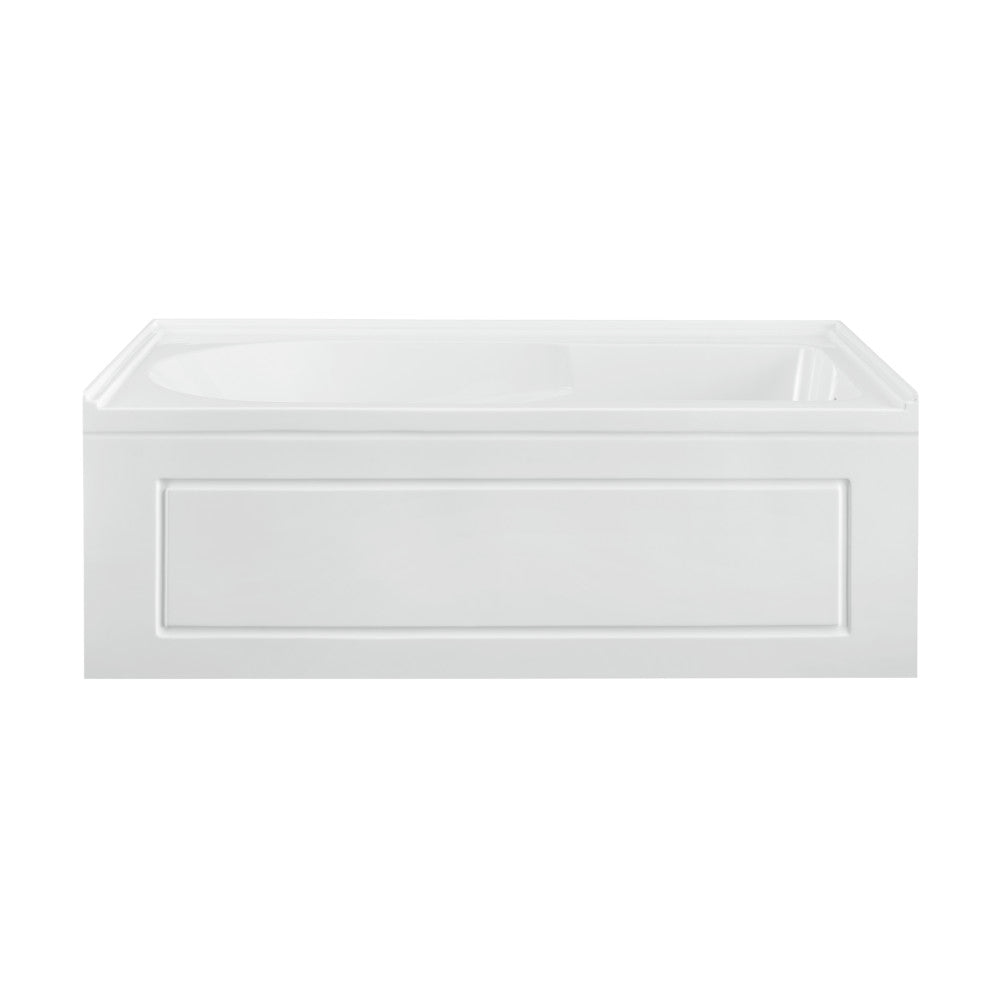 Swiss Madison Concorde 60" x 32" Acrylic Glossy White, Alcove, Integral, Apron Bathtub Swiss Madison