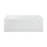 Swiss Madison Concorde 60" x 32" Acrylic Glossy White, Alcove, Integral, Apron Bathtub Swiss Madison
