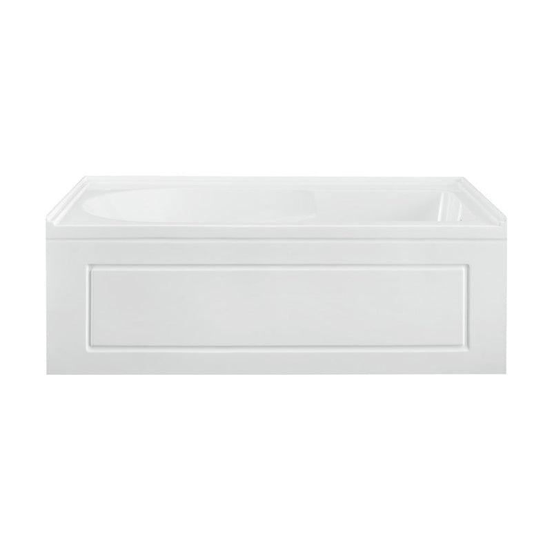 Swiss Madison Concorde 60" x 32" Acrylic Glossy White, Alcove, Integral, Apron Bathtub Swiss Madison