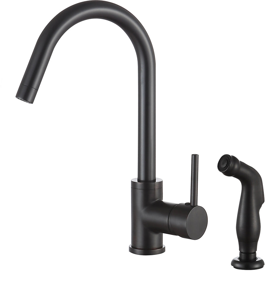 ANZZI  Farnese Single-Handle Standard Kitchen Faucet with Side Sprayer ANZZI