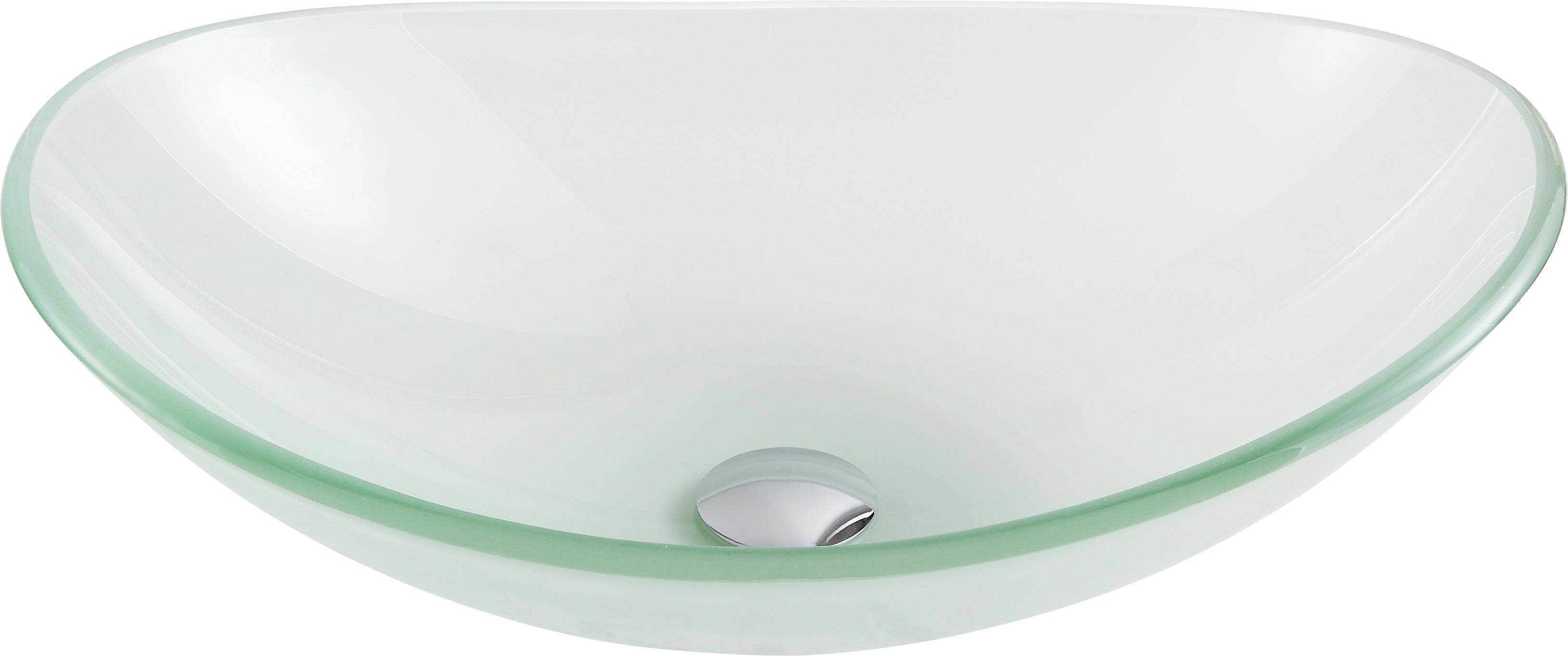 ANZZI  Craft Series Deco-Glass Vessel Sink in Lustrous Frosted ANZZI