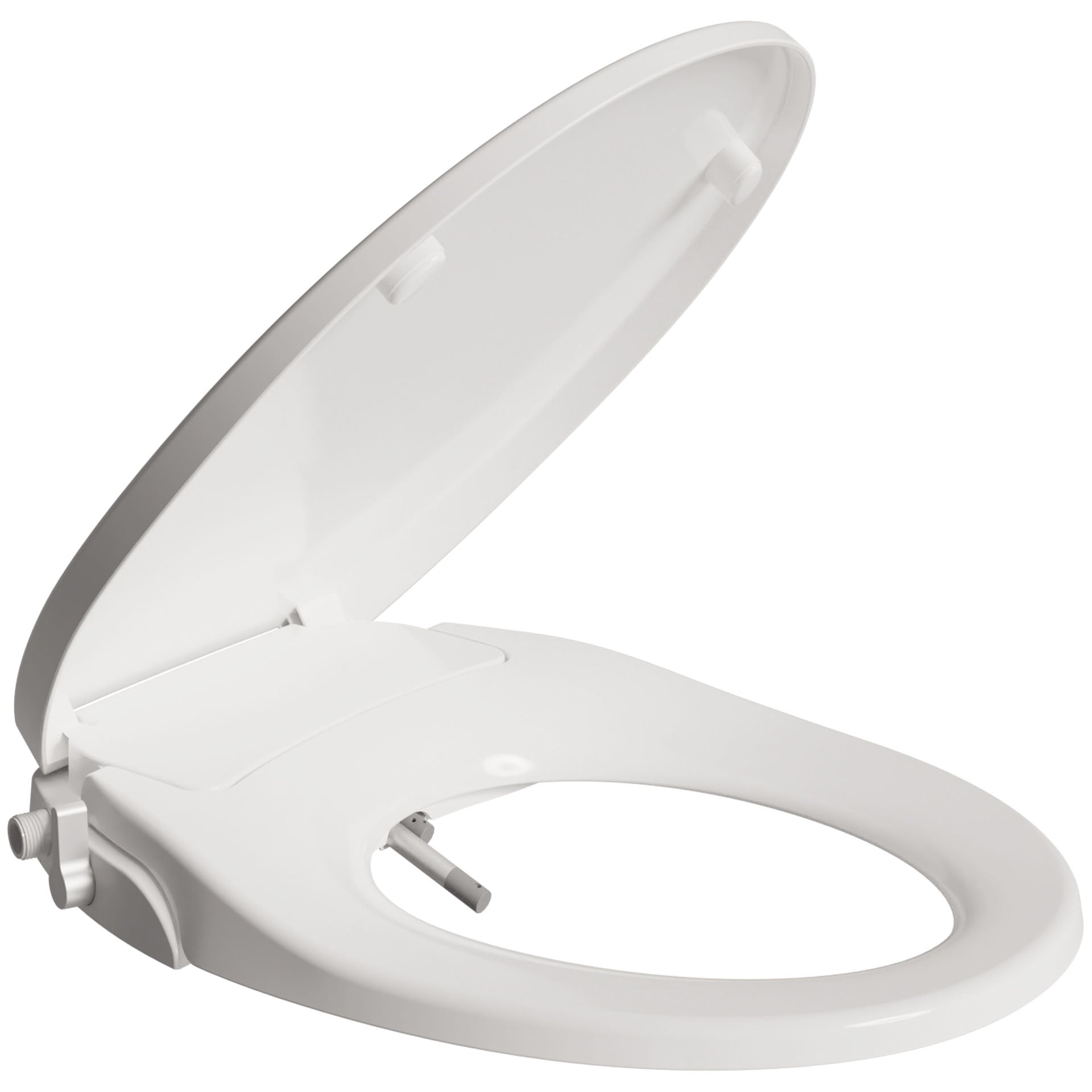ANZZI  Troy Series Non-Electric Bidet Seat for Toilets with Dual Nozzle, Built-In Side Lever and Soft Close ANZZI