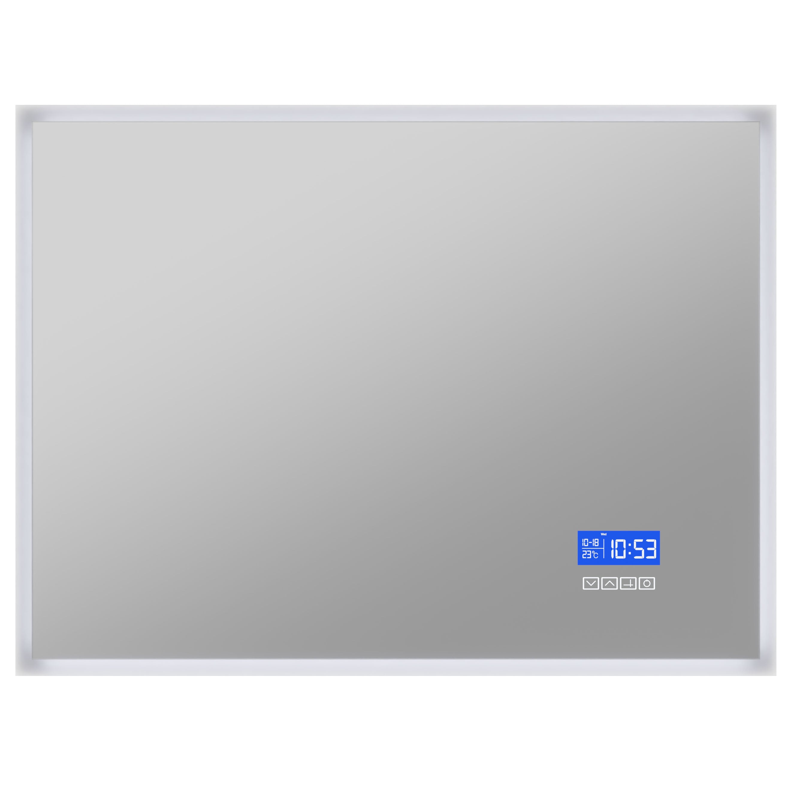 ANZZI 24-in. x 31-in. LED Front/Back Light Magnifying Bathroom Mirror w/Defogger ANZZI