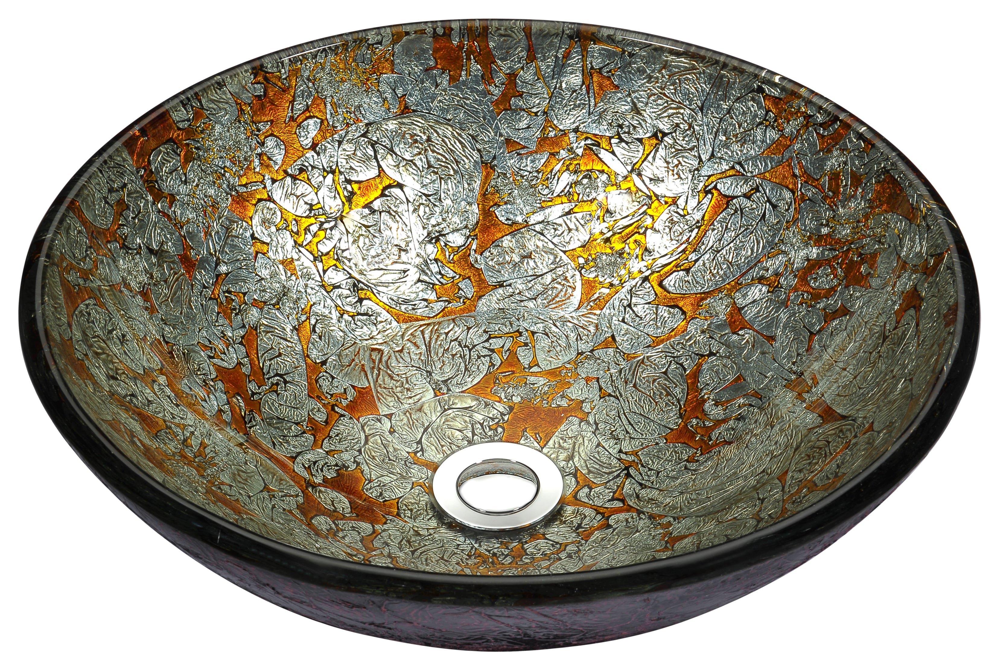 ANZZI  Tara Series Deco-Glass Vessel Sink ANZZI