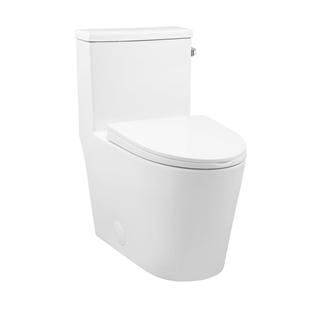 Swiss Madison Dreux One-Piece 12" Rough-in 1.28 GPF Right Flush Elongated Toilet