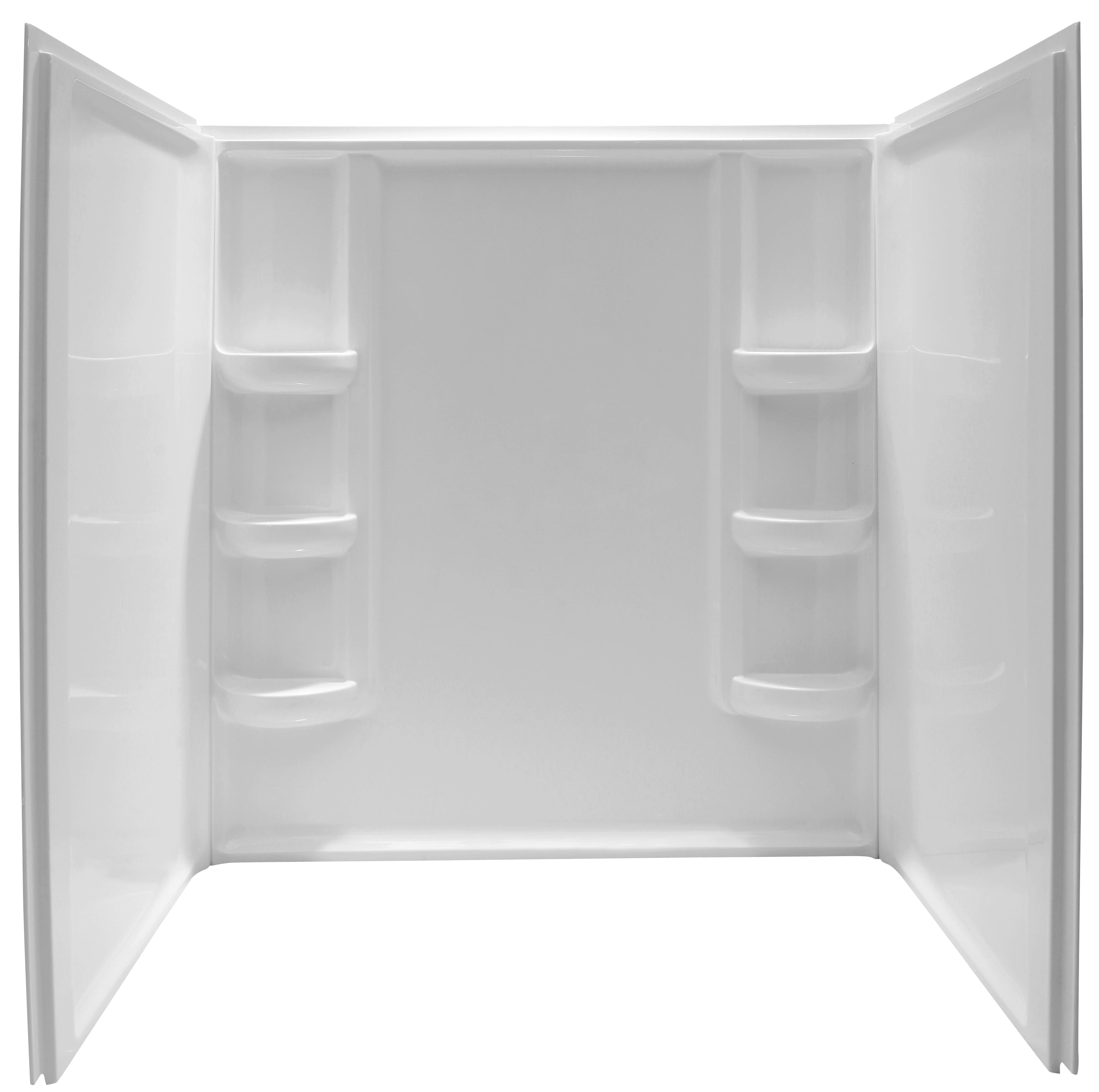 ANZZI  Vasu 60 in. x 36 in. x 60 in. 3-piece DIY Friendly Alcove Shower Surround ANZZI