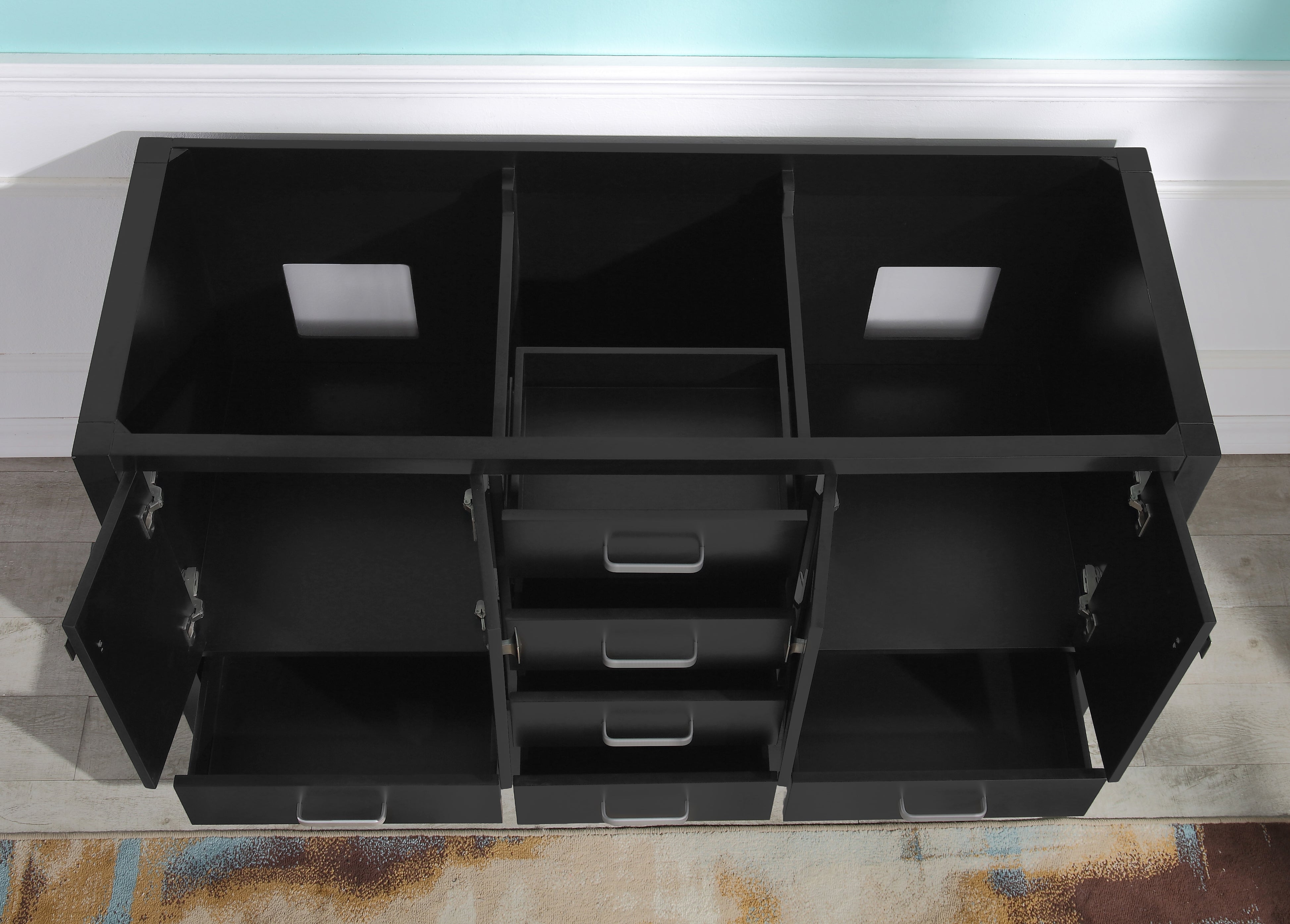 ANZZI  Chateau 60 in. W x 22 in. D Bathroom Vanity ( Cabinet Body Only ) ANZZI