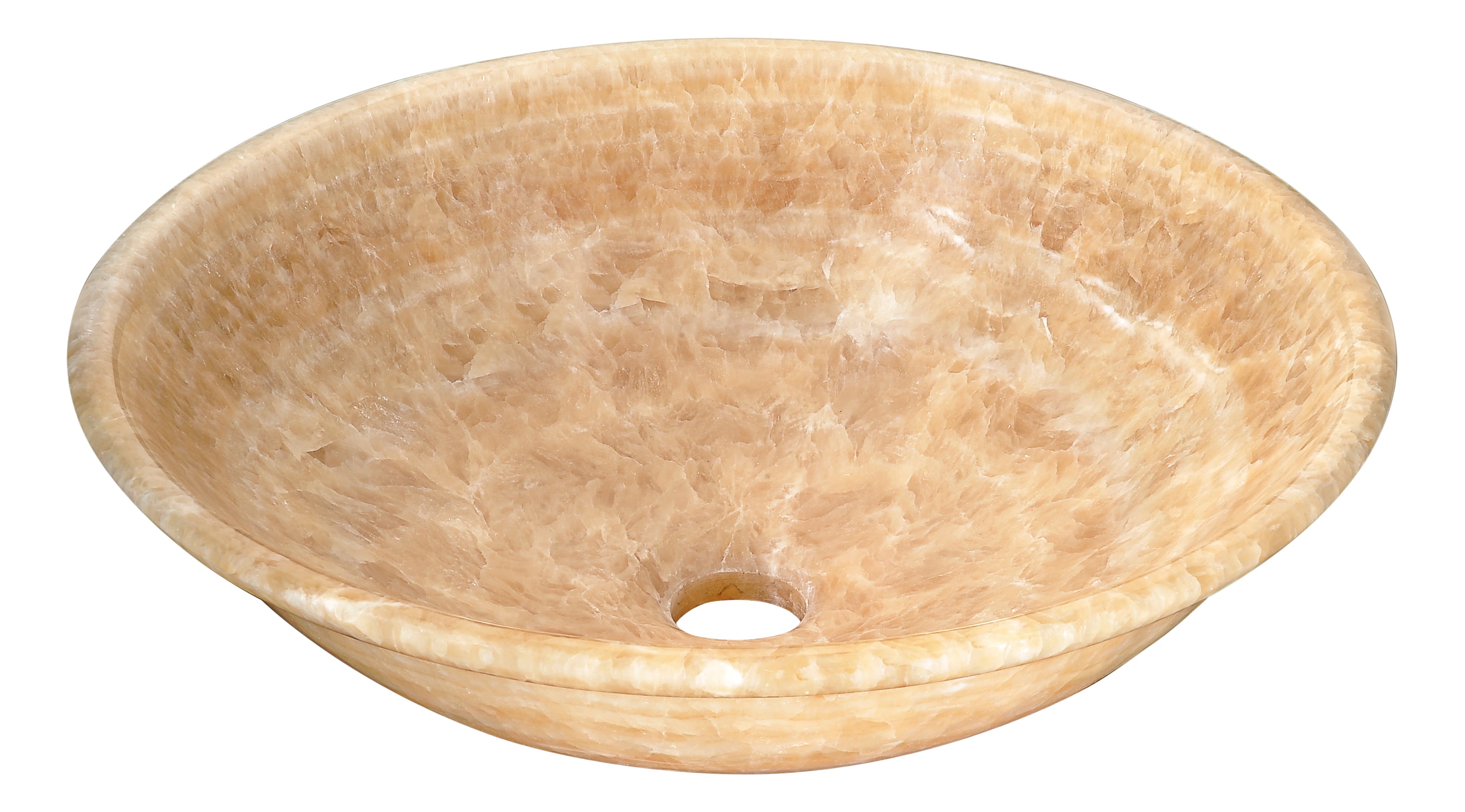 ANZZI  Flavescent Crown Natural Stone Vessel Sink ANZZI
