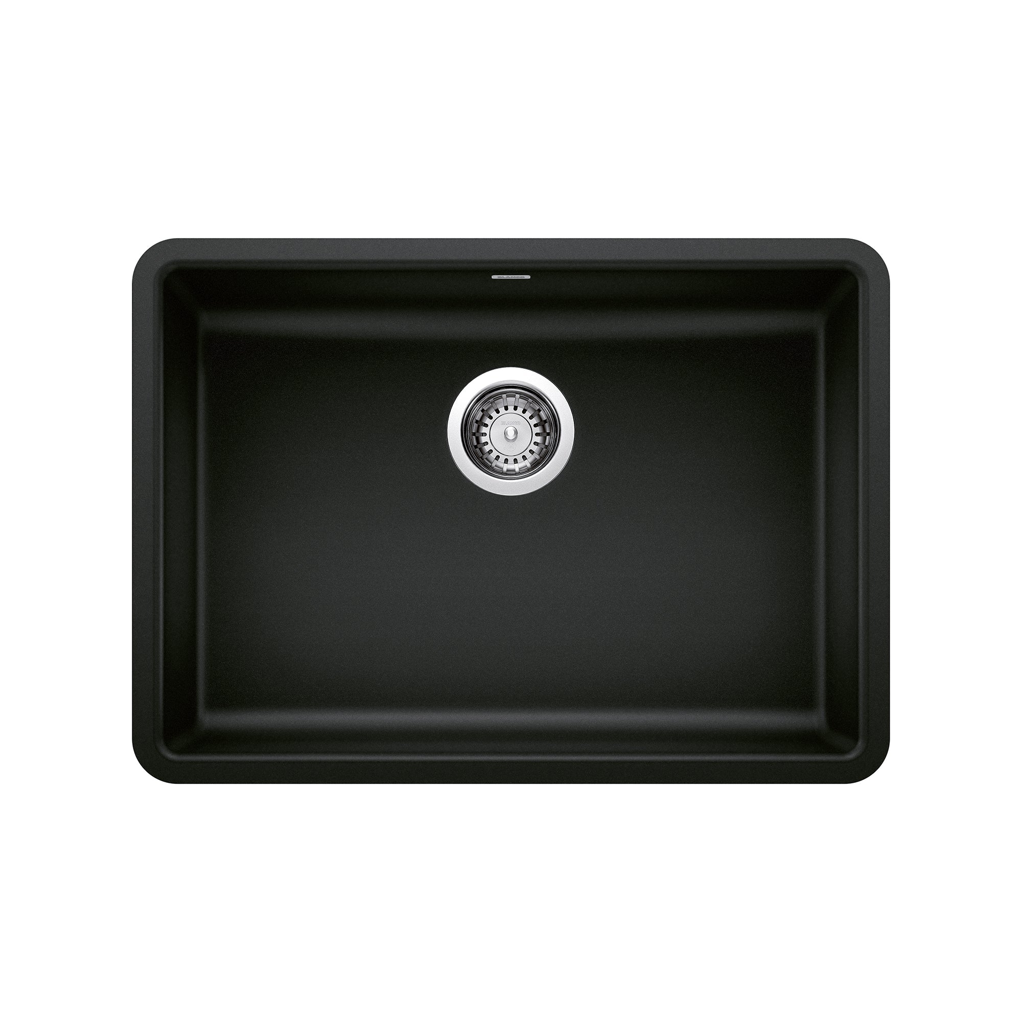 Blanco Precis SILGRANIT 25" ADA Single Bowl Undermount Kitchen Sink Blanco
