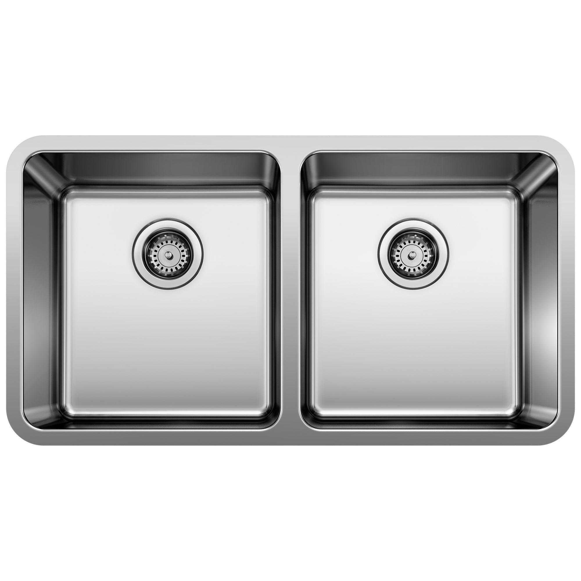 Blanco Formera 33" 50/50 Double Bowl Undermount Stainless Steel Kitchen Sink BLANCO