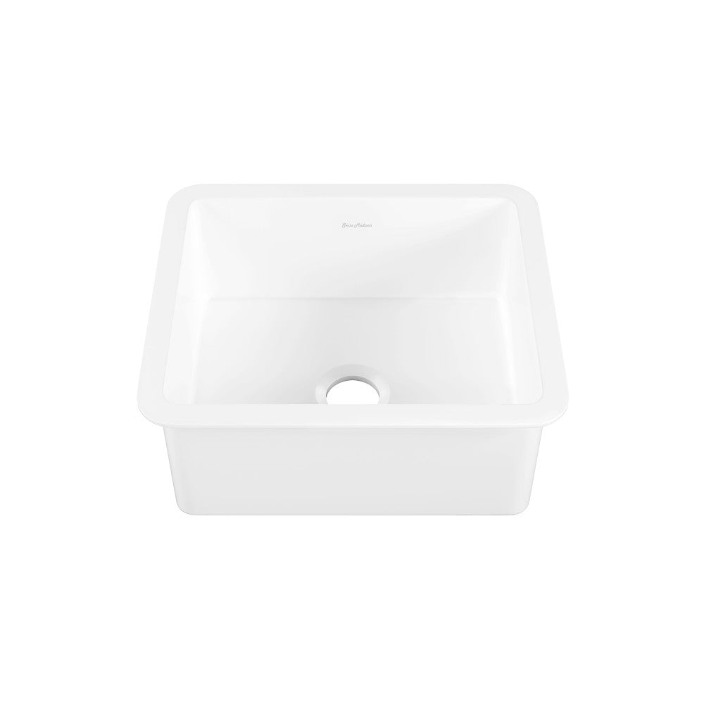 Swiss Madison Rochelle 24 x 18 ceramic single basin, drop-in/undermount kitchen sink Swiss Madison