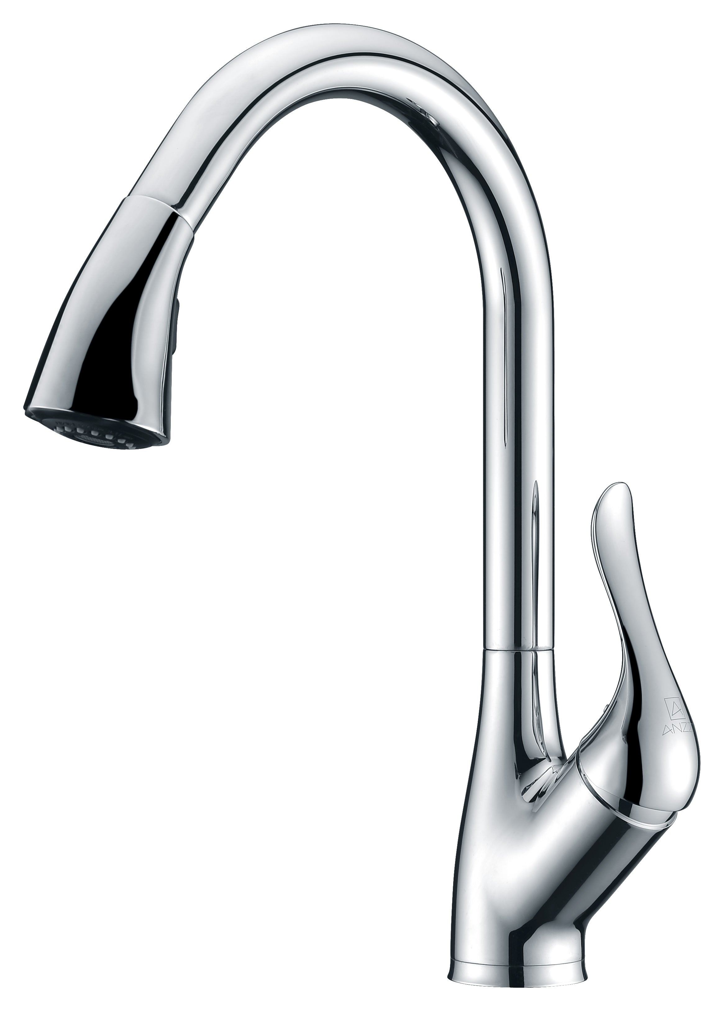 ANZZI Accent Series Single-Handle Pull-Down Sprayer Kitchen Faucet ANZZI