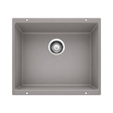 Blanco Precis SILGRANIT 21" Single Bowl Undermount Kitchen Sink Blanco