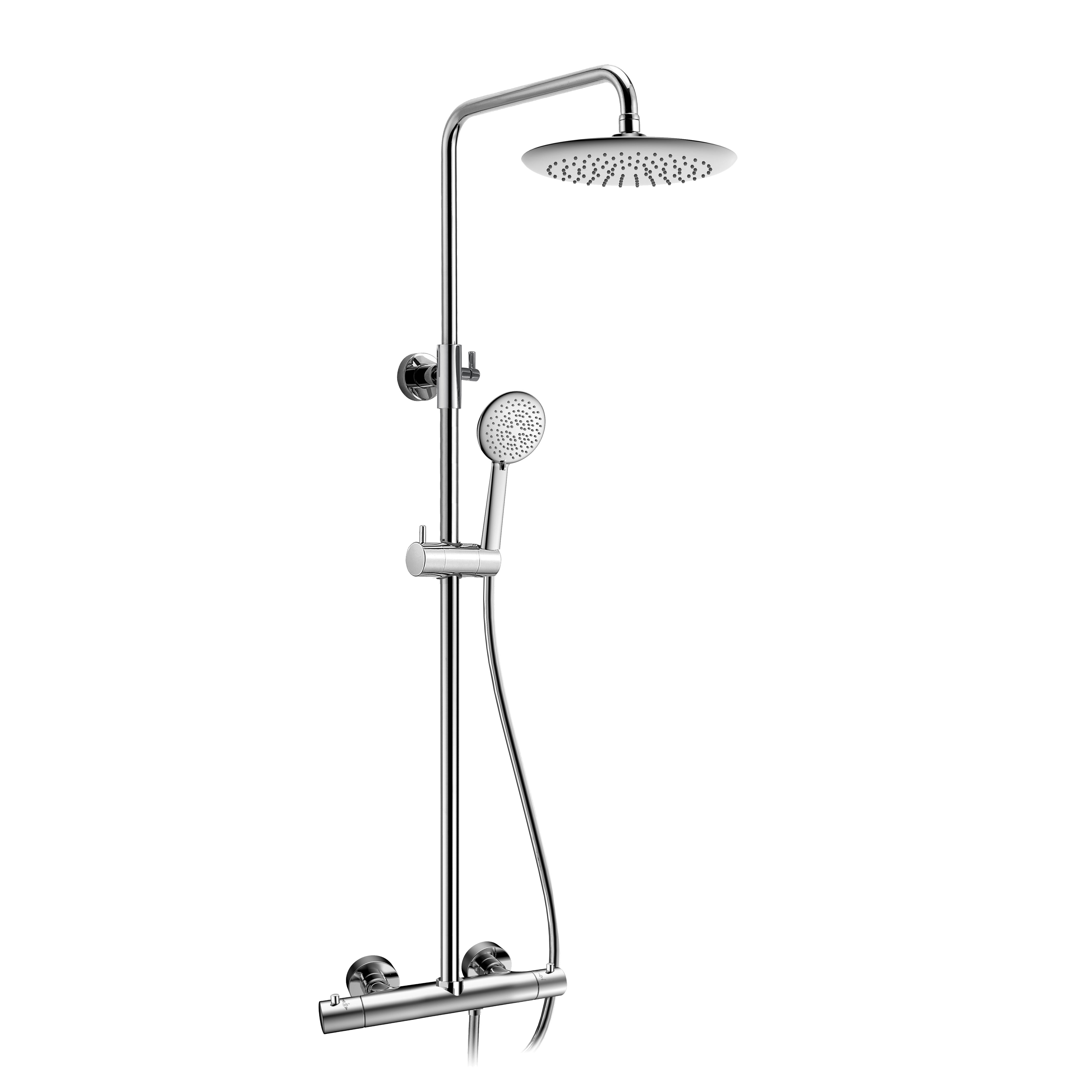 ANZZI  Heavy Rainfall Stainless Steel Shower Bar with Hand Sprayer ANZZI
