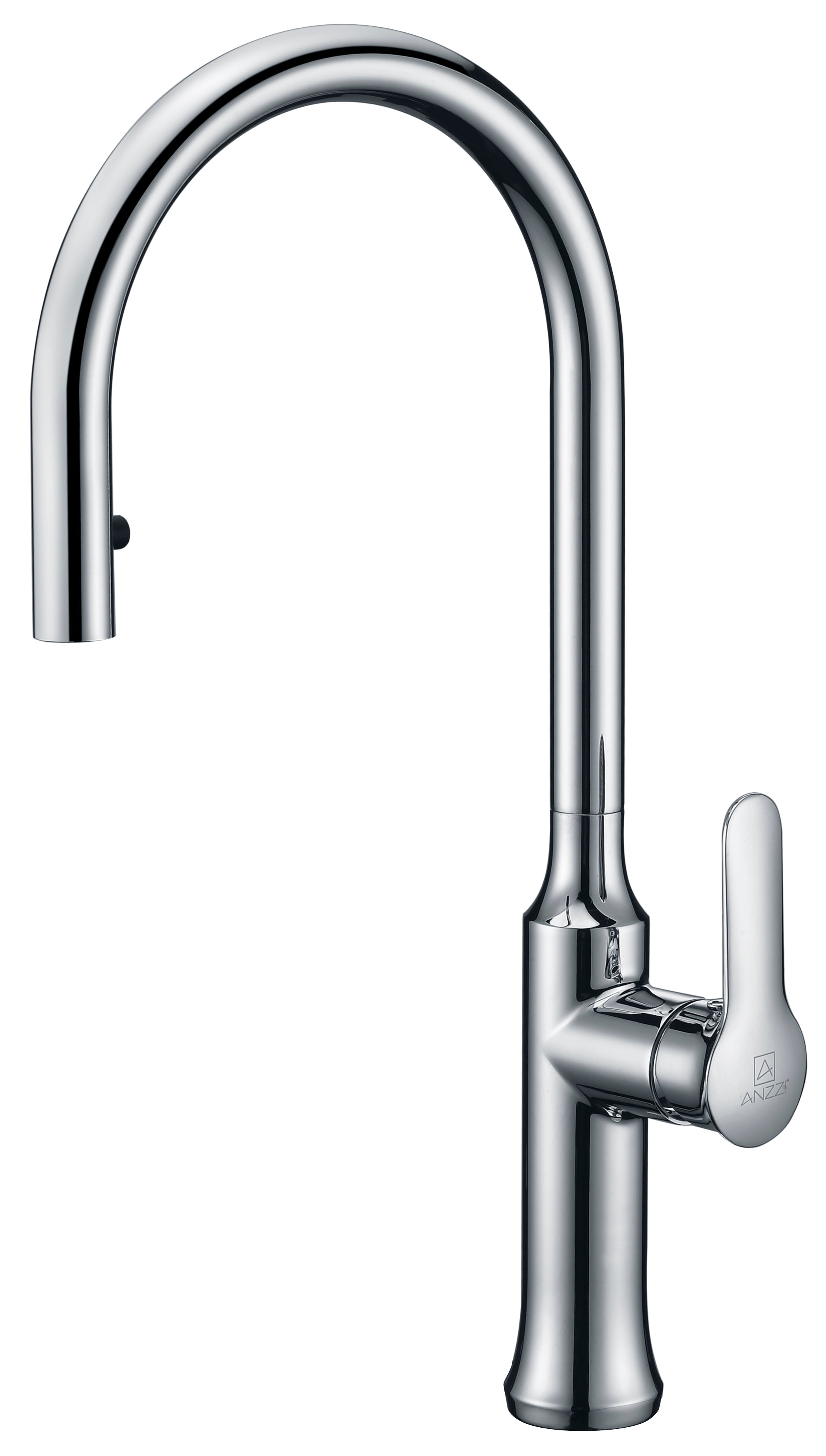 ANZZI  Cresent Single Handle Pull-Down Sprayer Kitchen Faucet ANZZI