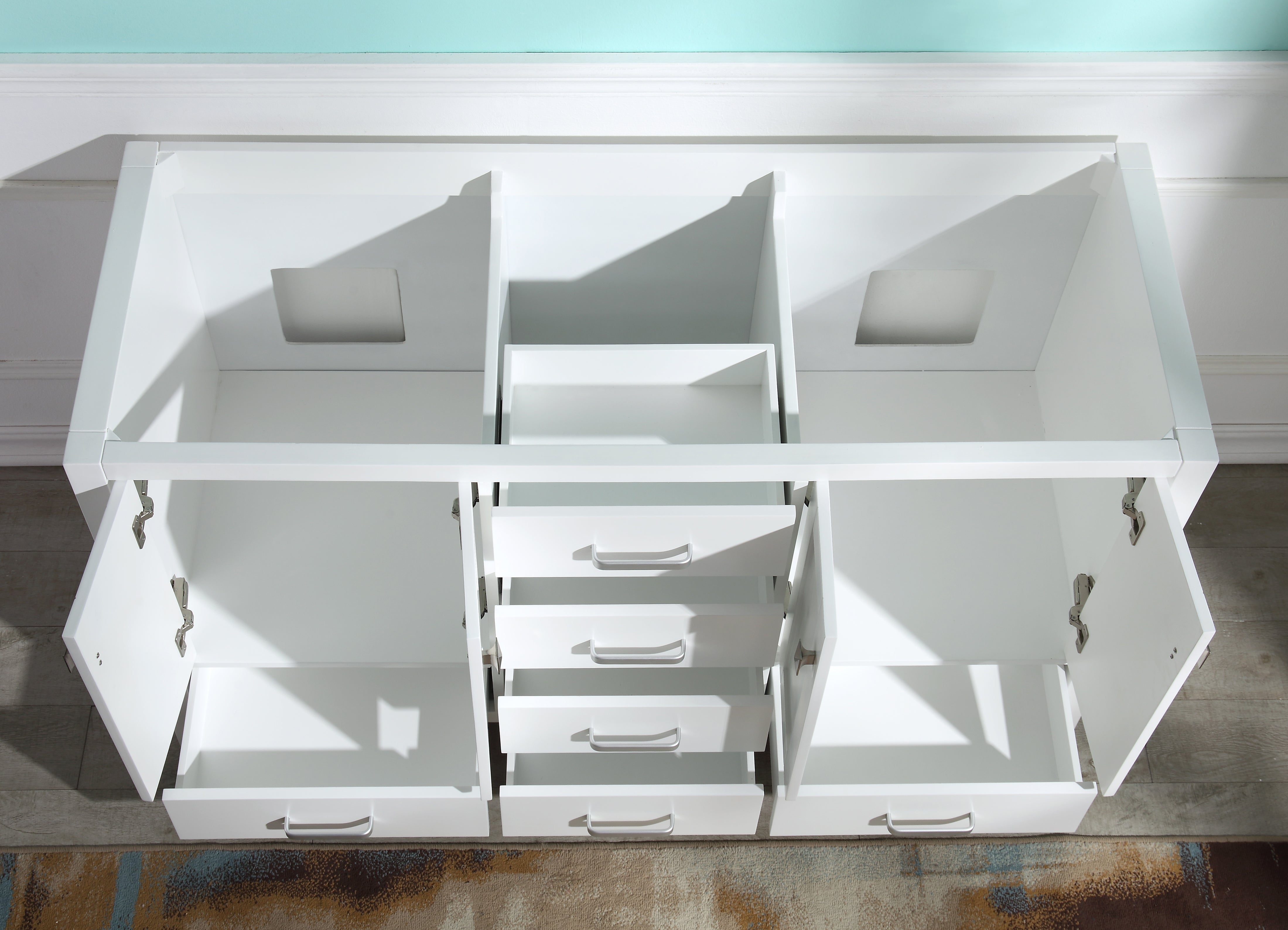 ANZZI  Chateau 60 in. W x 22 in. D Bathroom Vanity ( Cabinet Body Only ) ANZZI