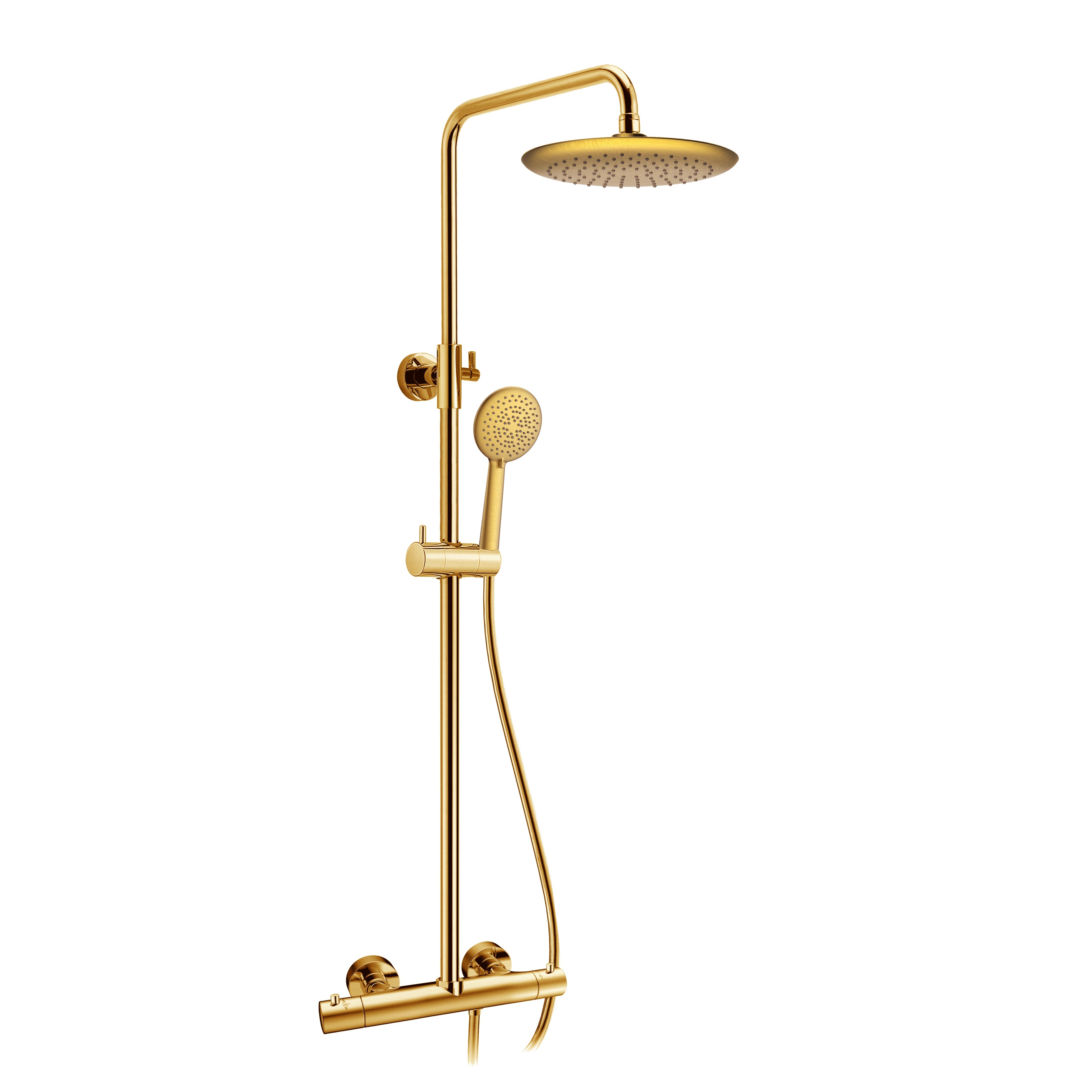 ANZZI  Heavy Rainfall Stainless Steel Shower Bar with Hand Sprayer ANZZI