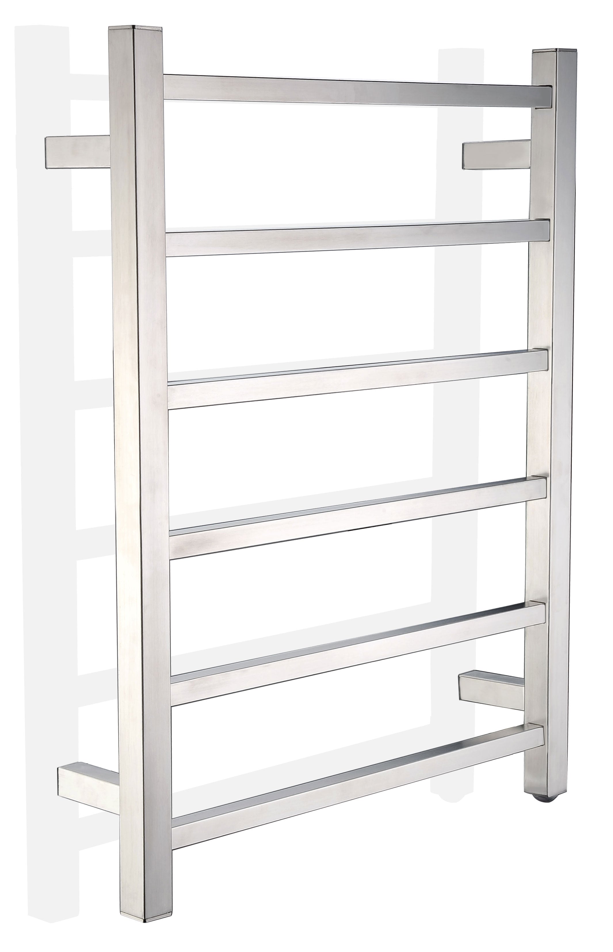 ANZZI  Charles Series 6-Bar Stainless Steel Wall Mounted Electric Towel Warmer Rack ANZZI