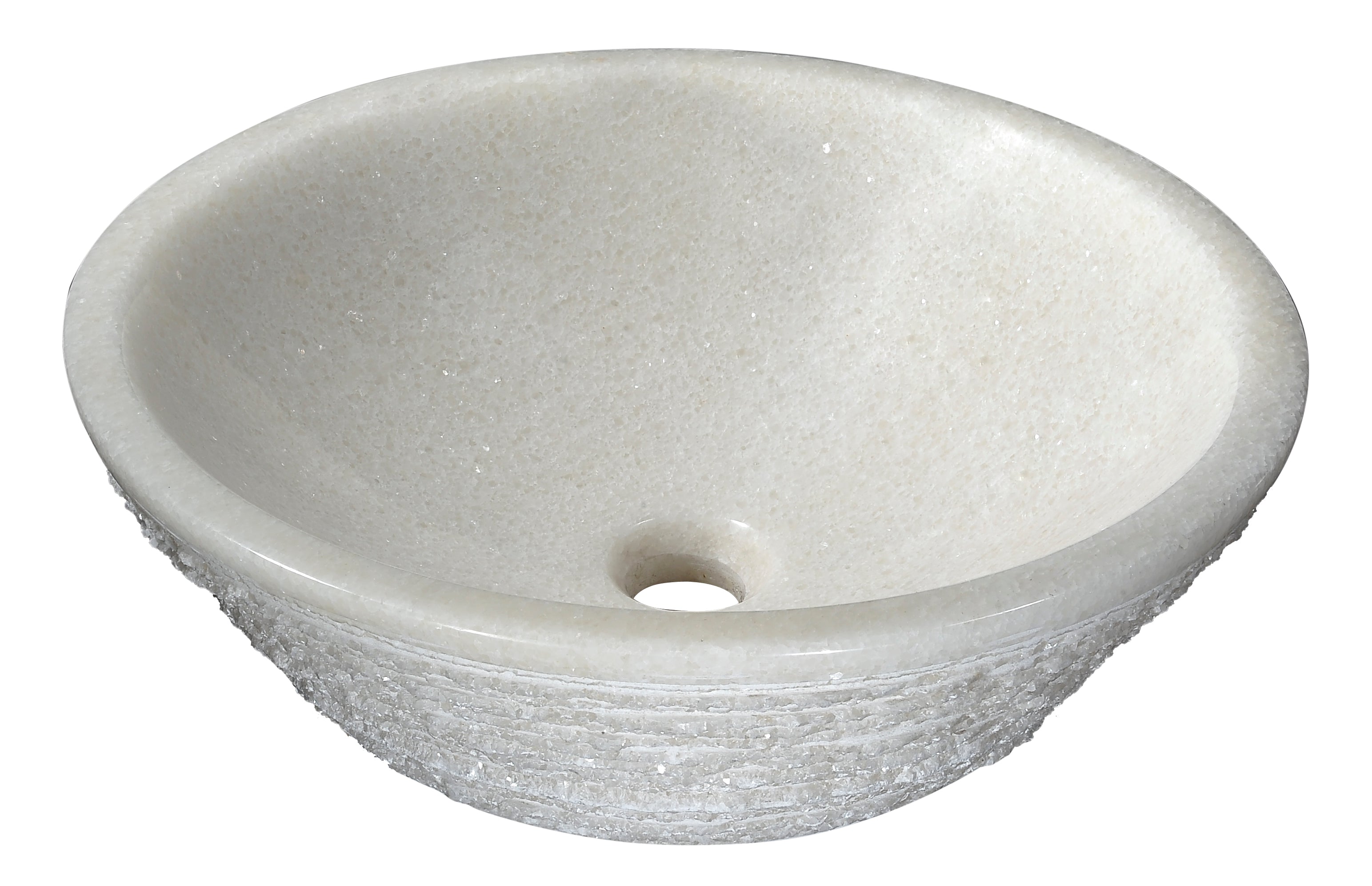 ANZZI  Cliffs of Dover Natural Stone Vessel Sink Marble ANZZI