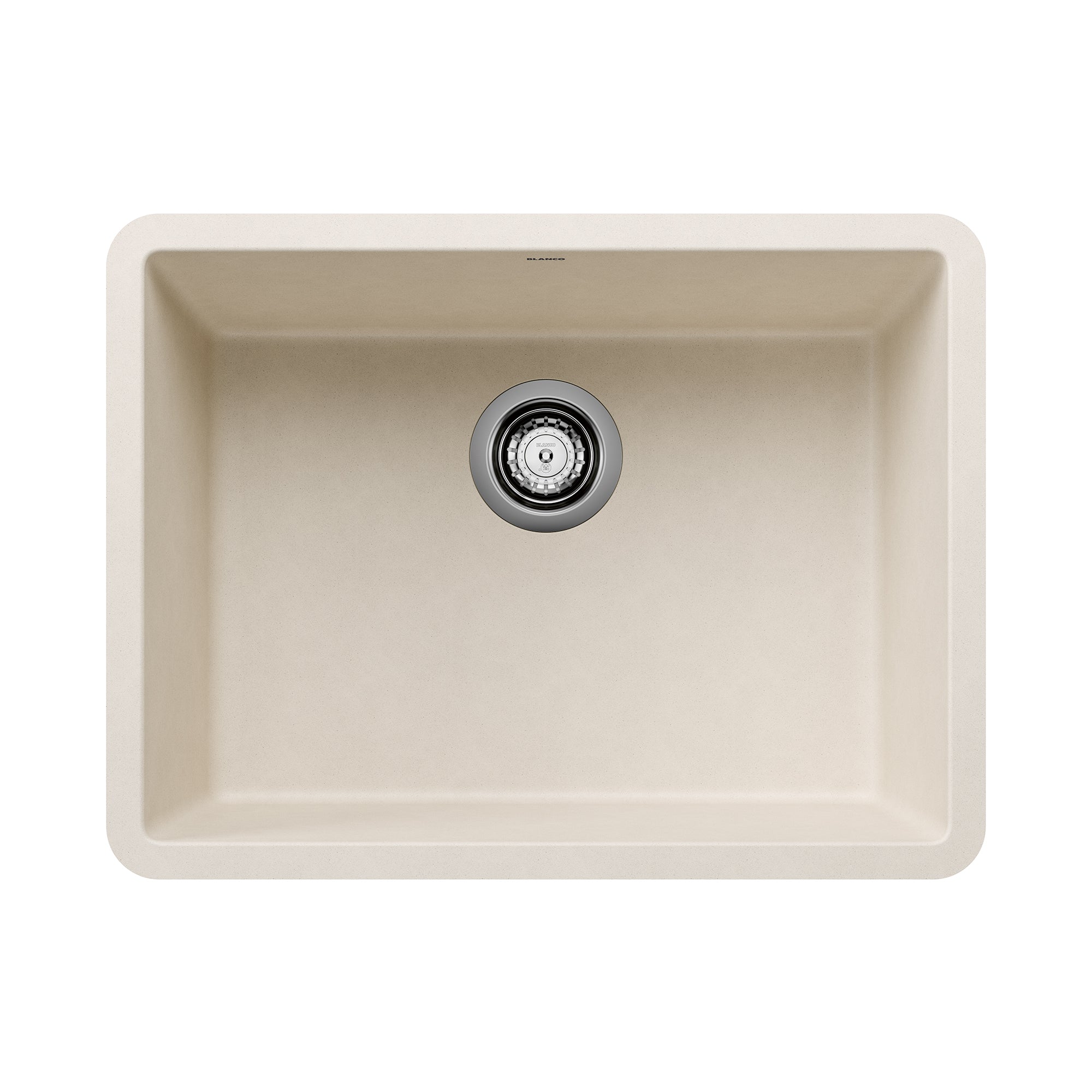 Blanco Precis SILGRANIT 24" Single Bowl Undermount Kitchen Sink Blanco