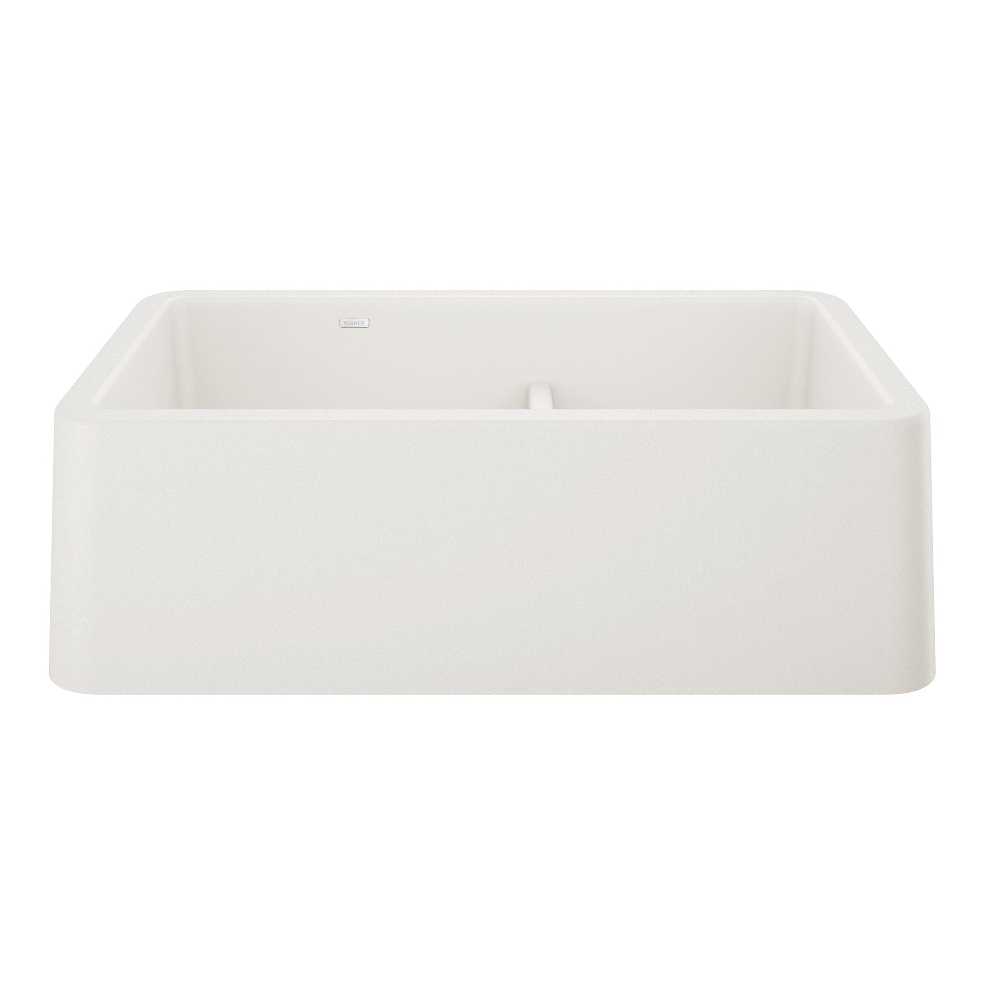 Blanco Ikon SILGRANIT 33" Double Bowl Apron-Front Farmhouse Sink with Low Divide BLANCO